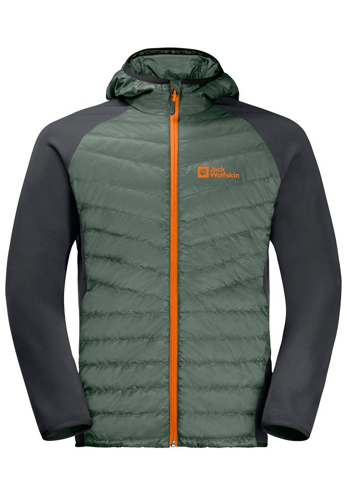 ROUTEBURN Jack Hybridjacke hedge-green HYBRID M PRO Wolfskin