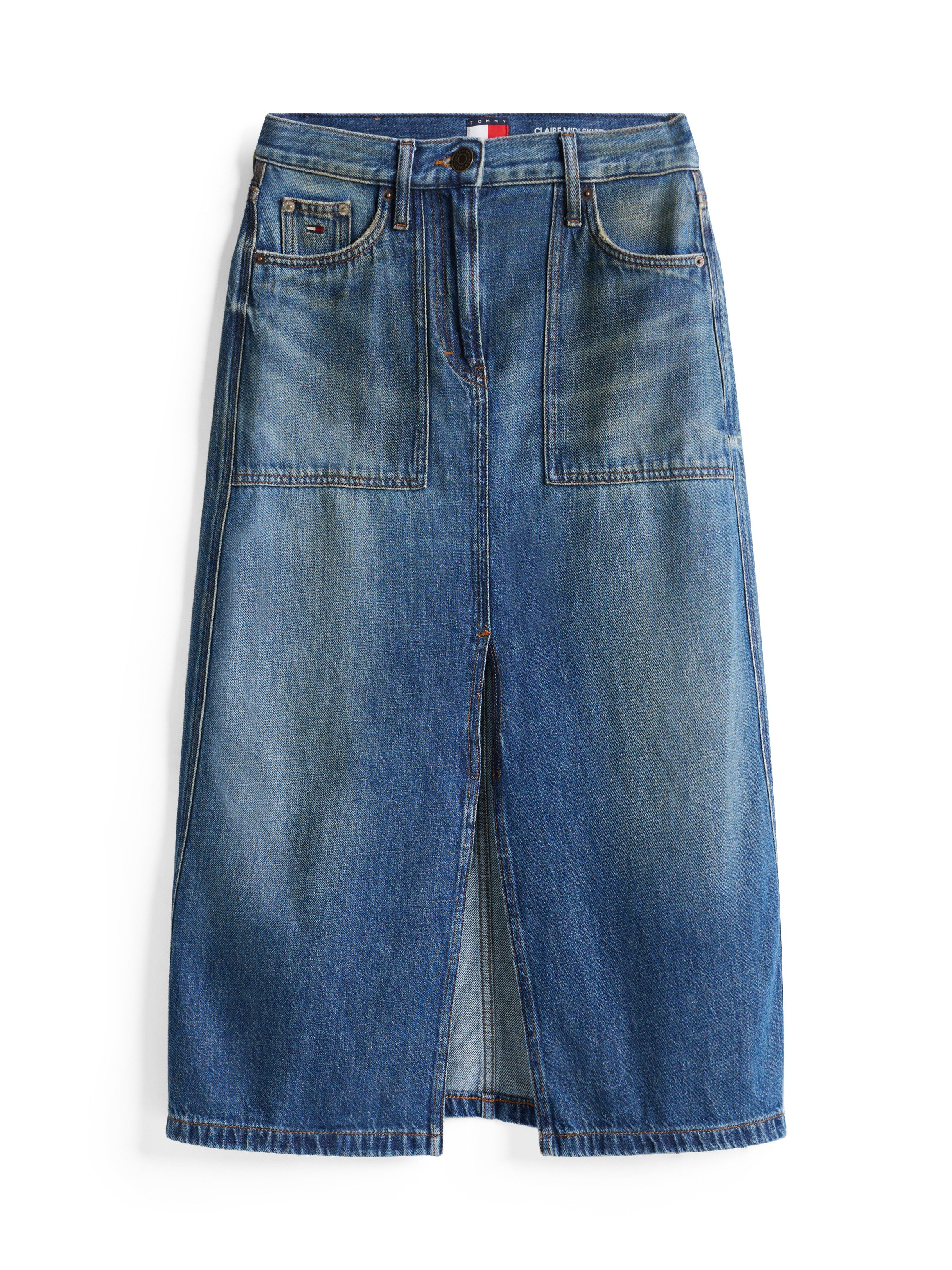 Tommy Jeans Jeansrock CLAIRE MIDI SKIRT UTILITY CI2037