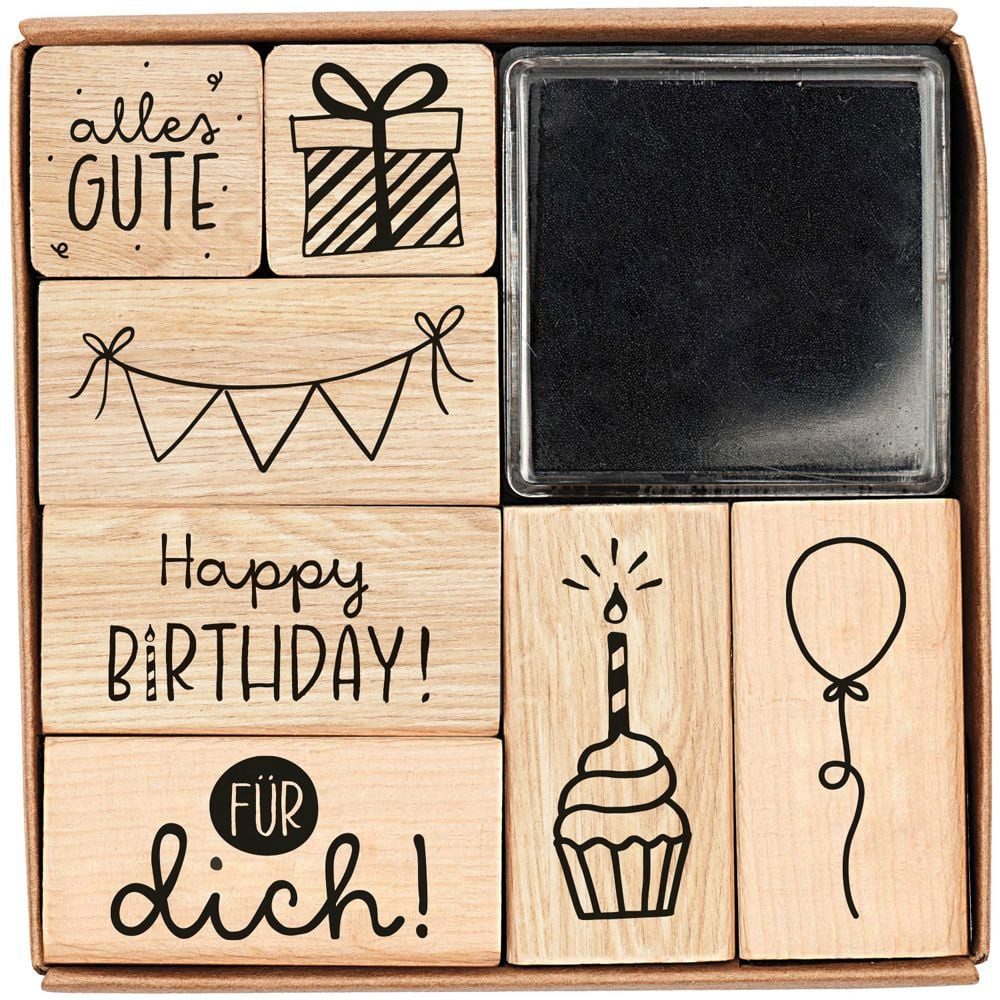 Belletristik Stempel-Set Geburtstag diverse