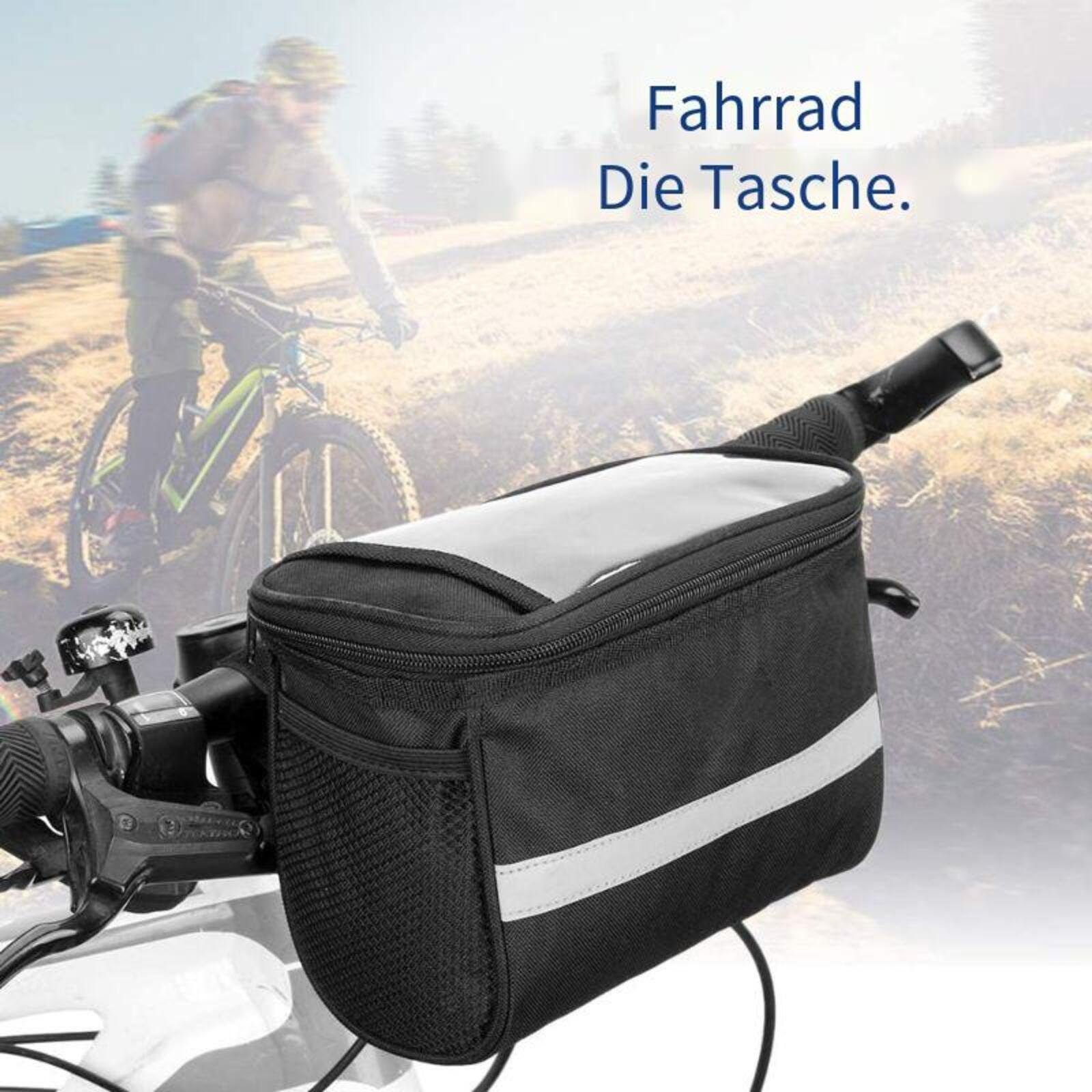 Henreal Fahrradkorb Fahrrad Lenkertasche Isoliert Fronttasche Lenkertasche Korb