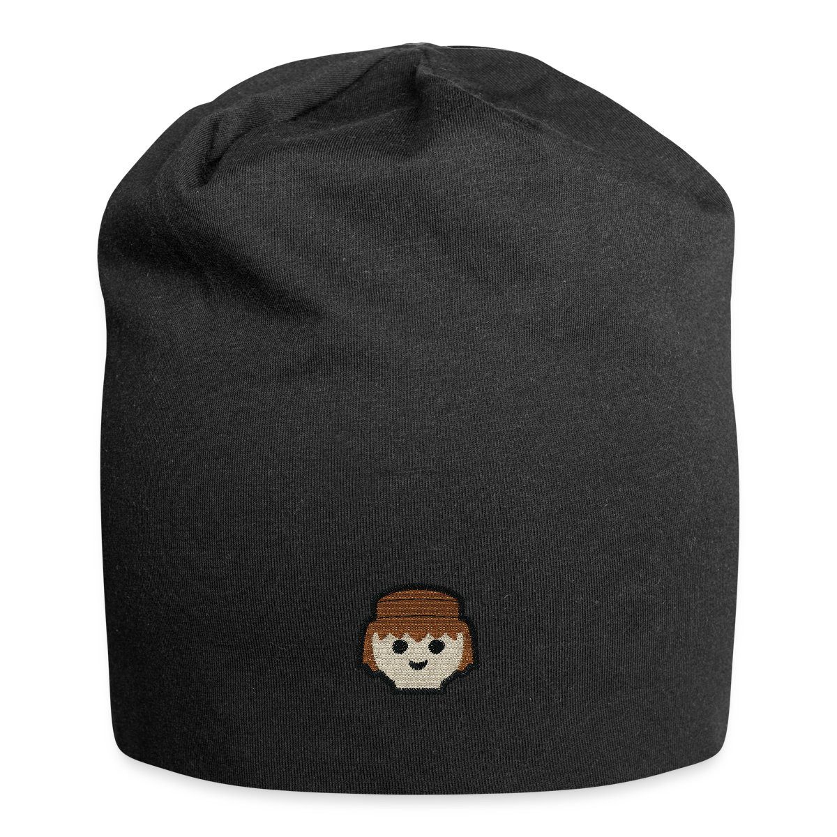 Spreadshirt Beanie Playmobil Figur Porträt Stick Jersey-Beanie (1-St)