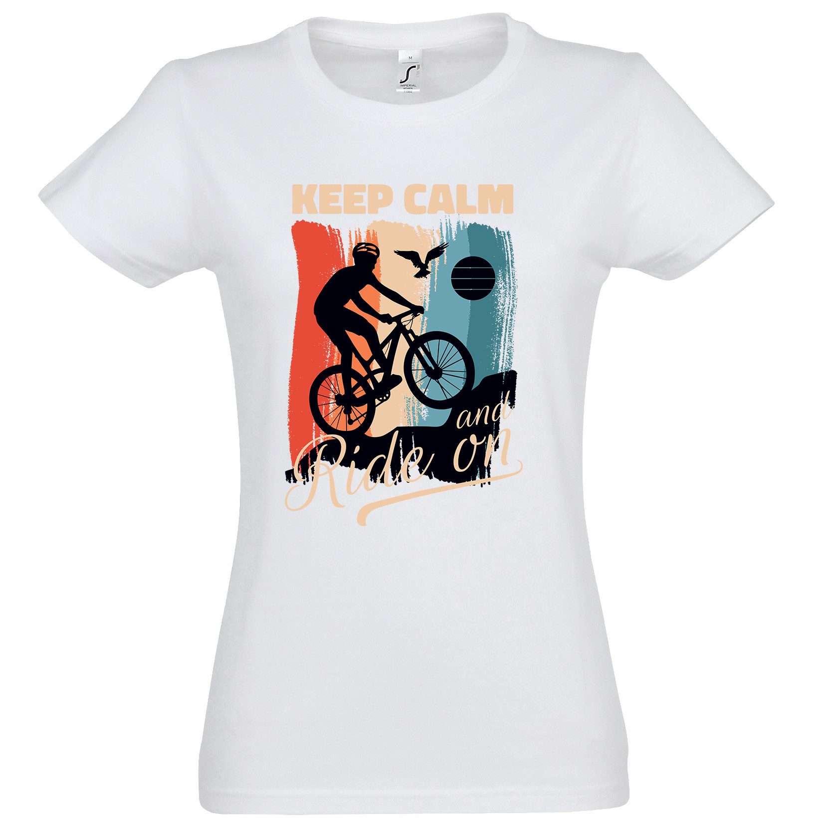 Youth Designz Print-Shirt Keep Calm Fahrrad günstig online kaufen