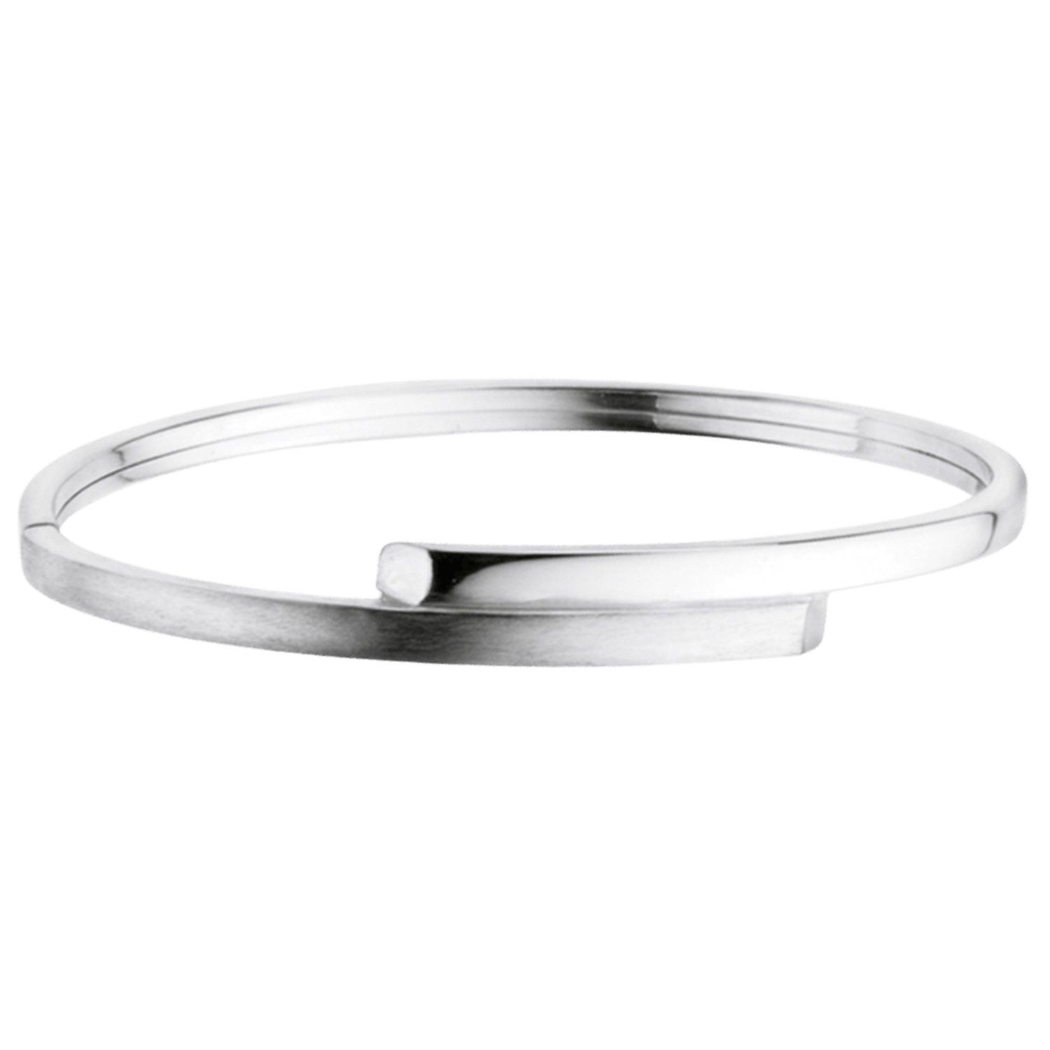 LUCARDI Armreif Armband - 925 Silber - Silber - Damen