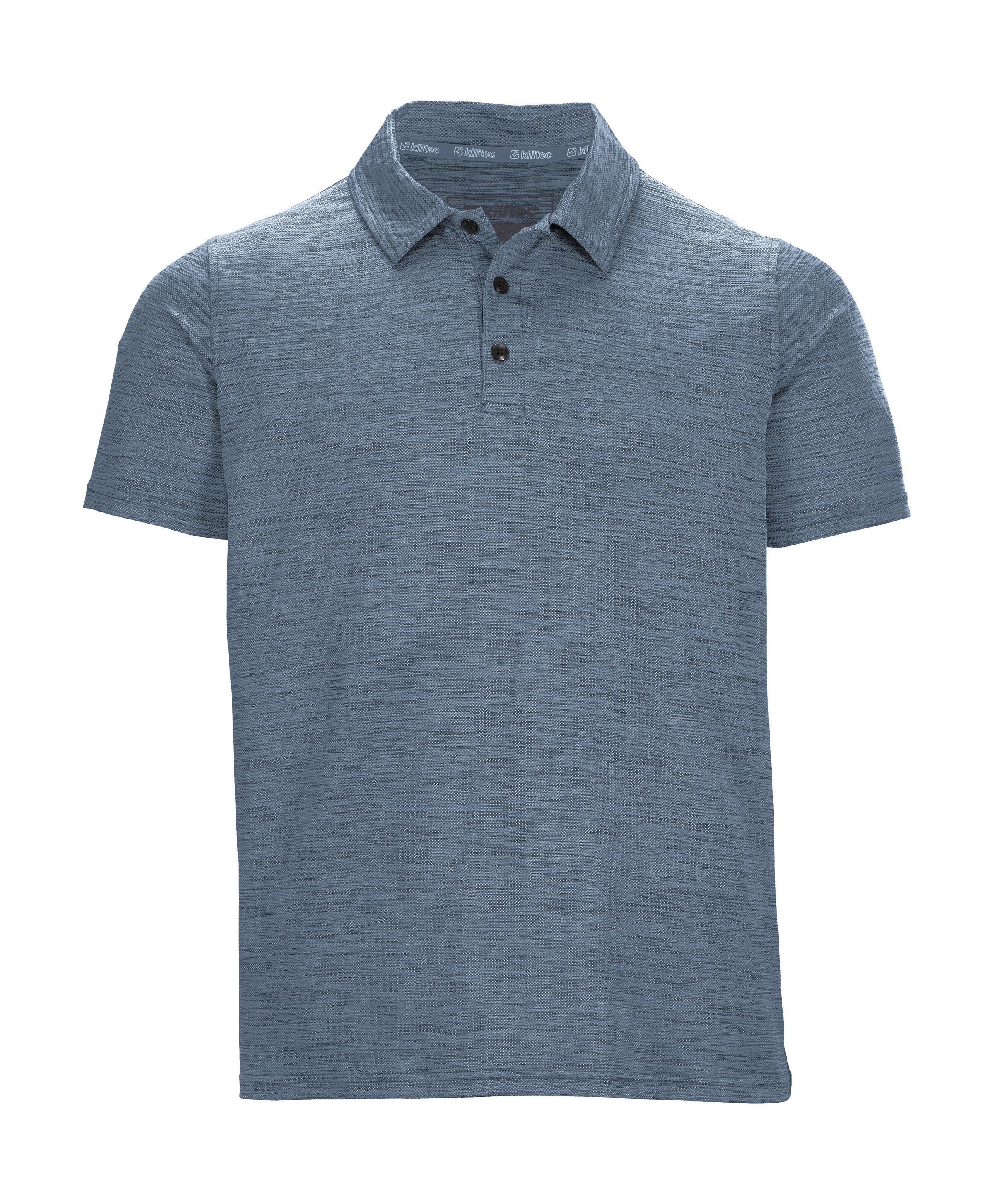 Killtec Poloshirt MN PL SHRT Feuchtigkeitstransportierendes, schnelltrocknendes Melange-Poloshirt