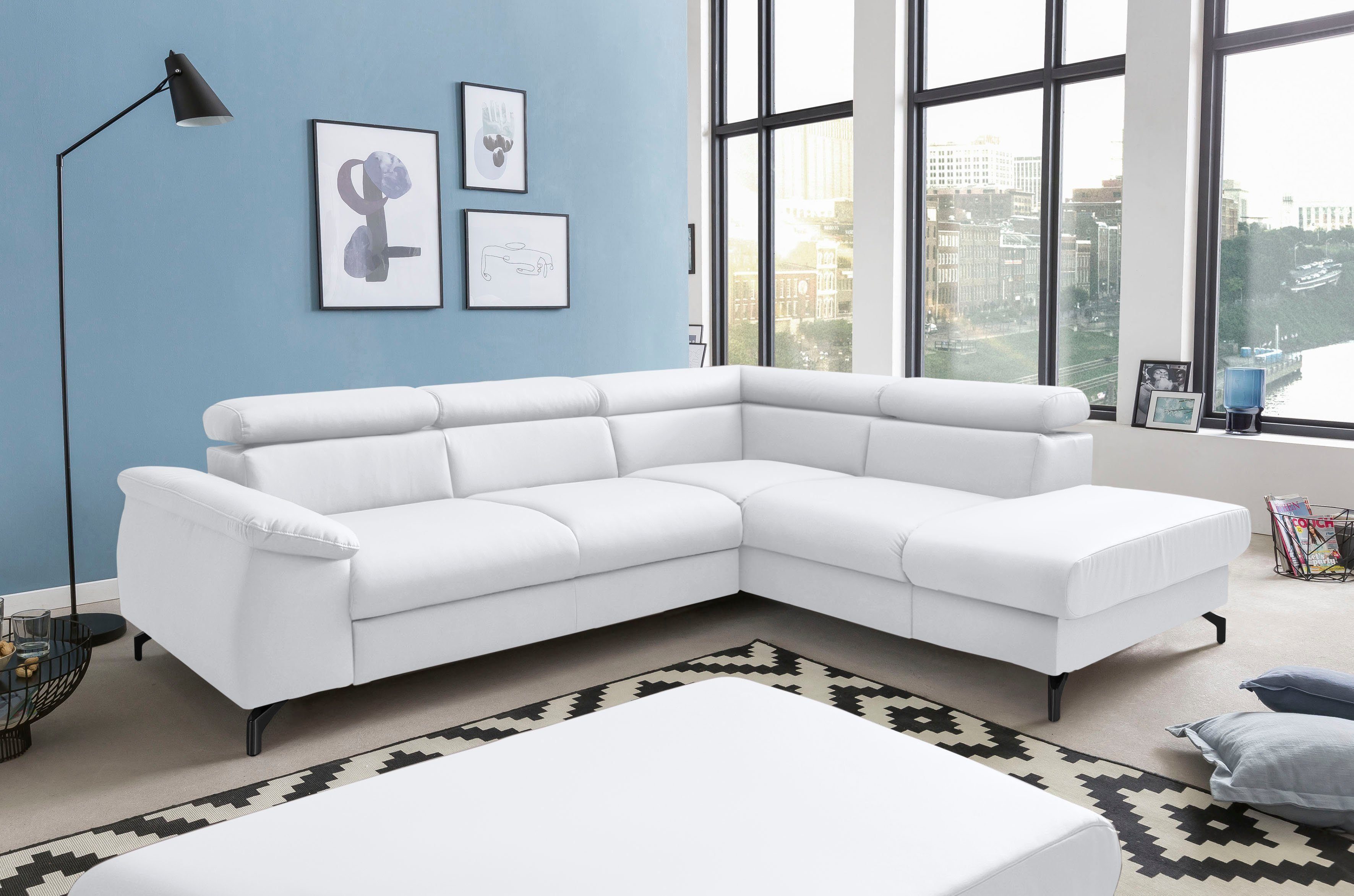 COTTA Polstergarnitur Komaris L-Form, (Set), Set bestehend aus: Ecksofa mit günstig online kaufen