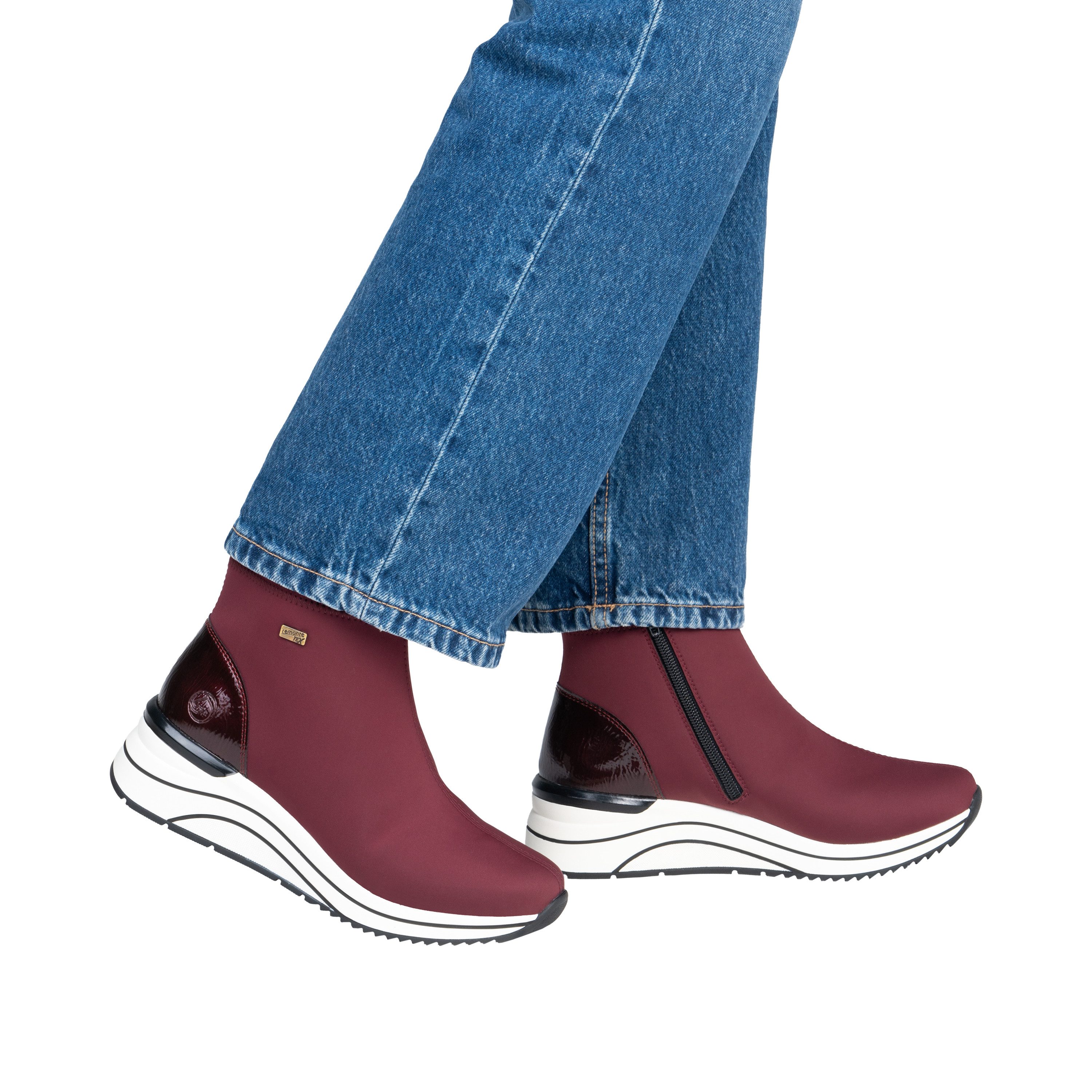 Remonte Keilstiefelette Reißverschluss-Boots mit wasserabweisender TEX-Membrane