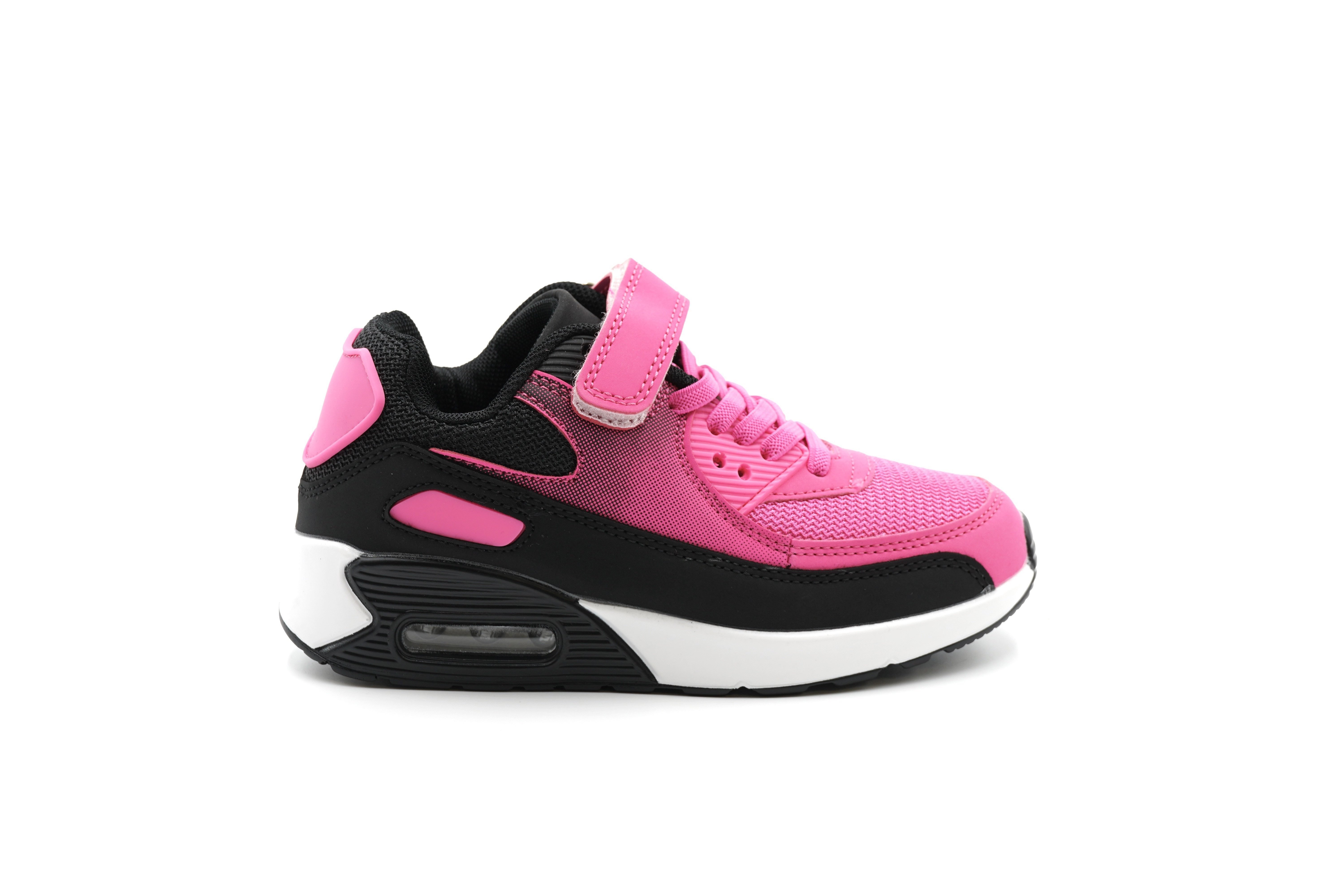 Sonderpostendiscount Kindersneaker mit Luftpolster F1001-25 Pink Sneaker