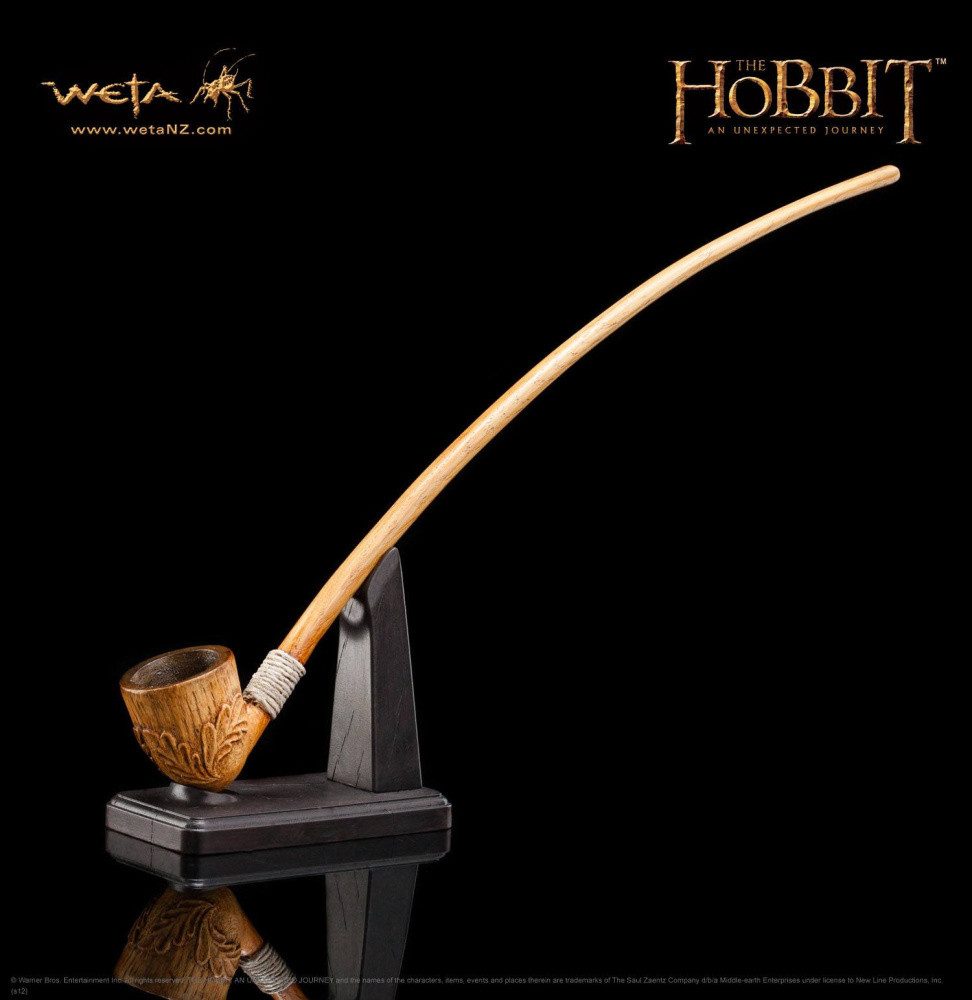 Actionfigur Der Hobbit Eine unerwartete Reise Replik 1/1 Bilbo Beutlins Pfeife 35