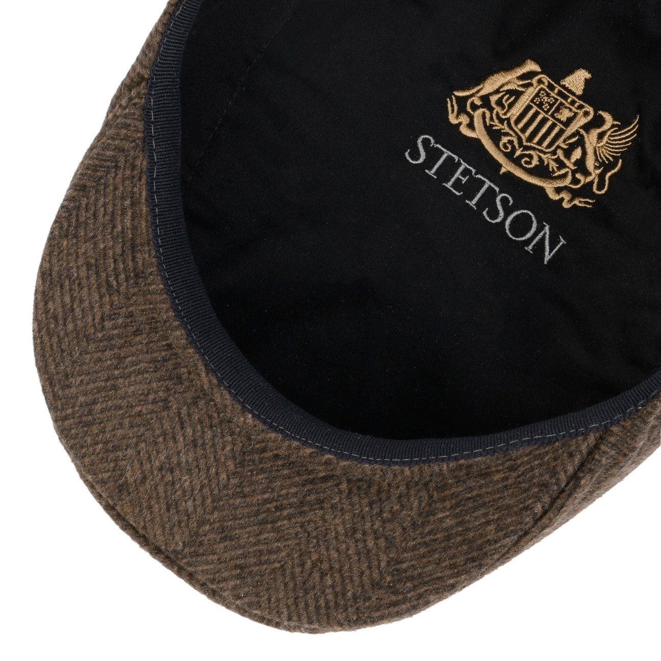 Stetson Flat Cap (1-St) Schirmmütze mit Schirm, Made in Germany
