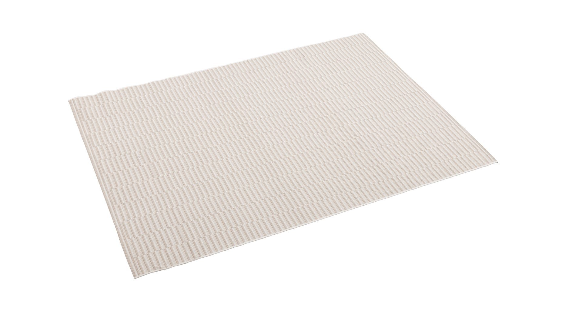KETTLER Teppich LEAF Outdoorteppich 160cm x 230cm beige grau, recyceltes Polyester
