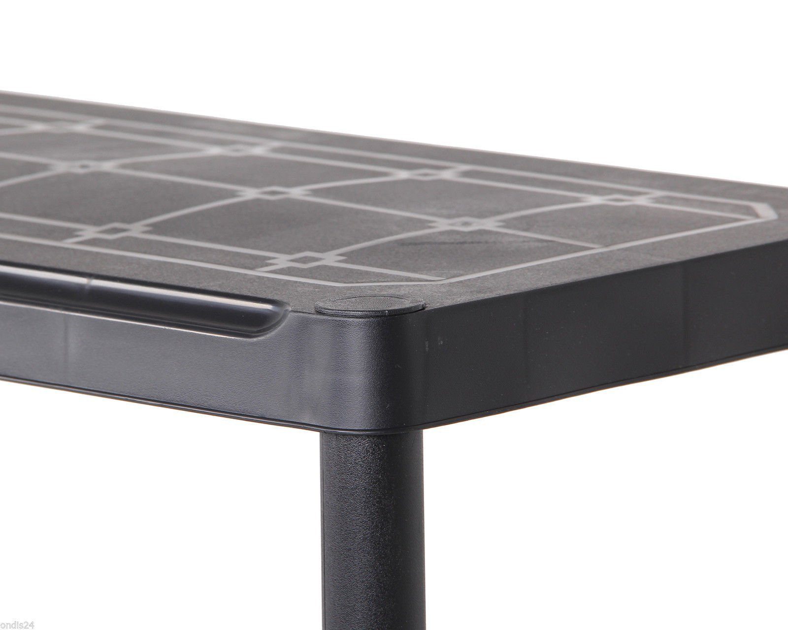 ONDIS24 Steckregal 5x Kunststoffregal, 60 x 30 x 131 (H) cm, 4 Böden, Schwerlastregal, bis zu 80 kg, Regal, Lagerregal - 5er Pack