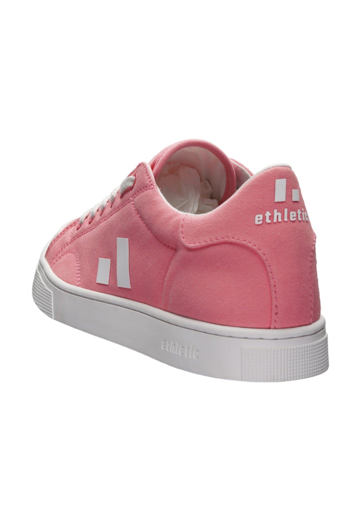 Just Produkt Pink White Lo - Fairtrade Sneaker Cut Active Strawberry ETHLETIC