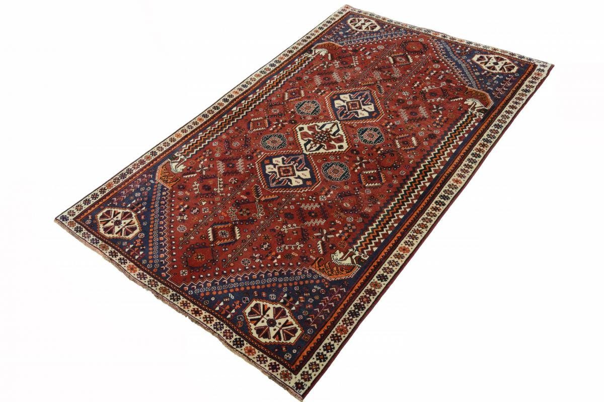 Orientteppich Shiraz 159x266 Handgeknüpfter Orientteppich mm / rechteckig, Trading, Perserteppich, 10 Höhe: Nain
