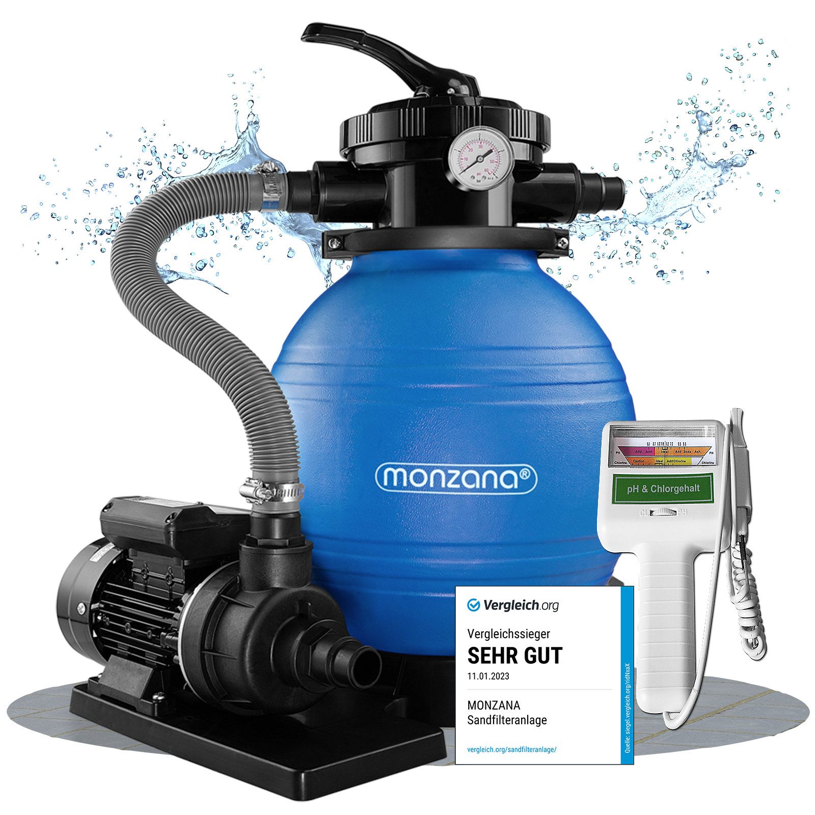 monzana Sandfilteranlage Sandfilteranlagen, MONZANA® Sandfilteranlage Pool günstig online kaufen
