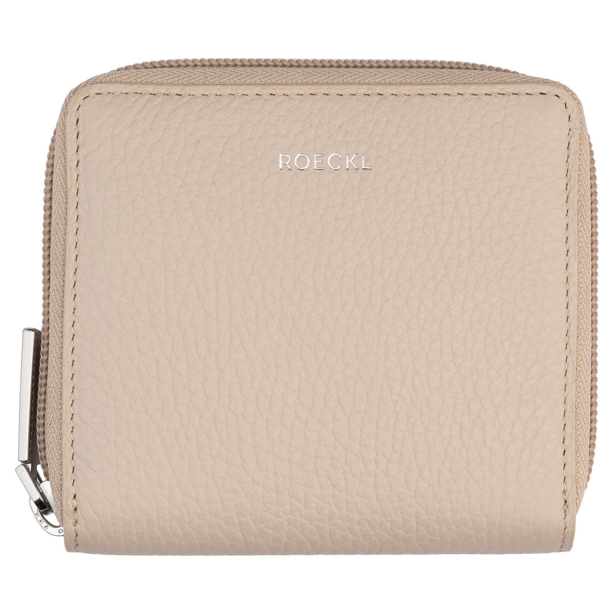 Roeckl Etui Ella mit RFID-Schutz Keine, Kleines Portmonnaie aus genarbtem Rindsleder