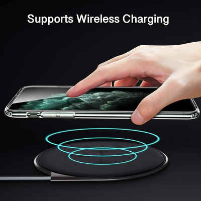 Wisam Smartphone-Hülle Wisam® Apple iPhone 11 Pro (5.8) Silikon Case Schutzhülle Hülle Transp