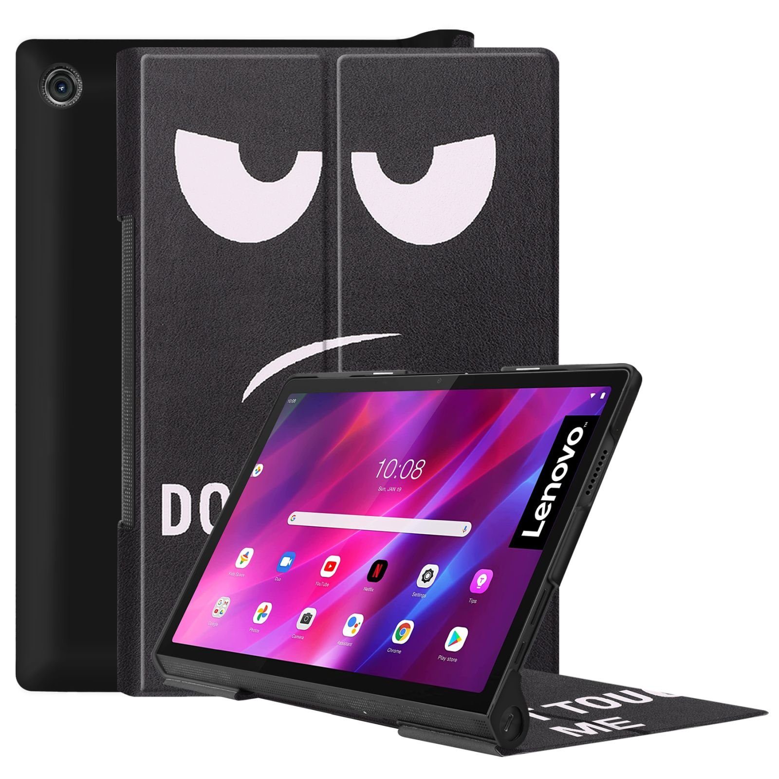 Lobwerk Tablet-Hülle Schutzhülle für Lenovo Yoga Tab 11 YT-J706F 2021 11 Zoll, Wake & Sleep Funktion, Sturzdämpfung, Aufstellfunktion