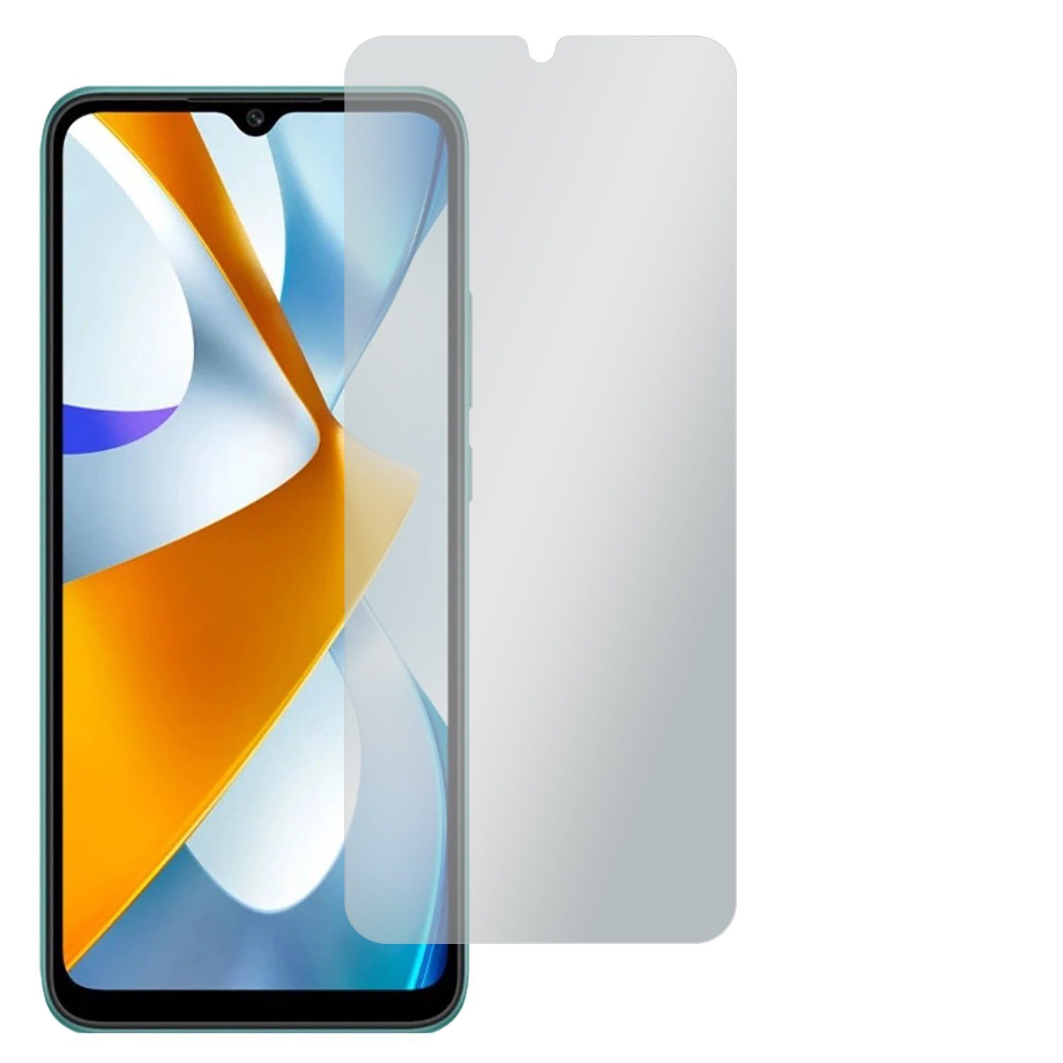 SLABO Schutzfolie 4 x No Reflexion, Xiaomi POCO C40