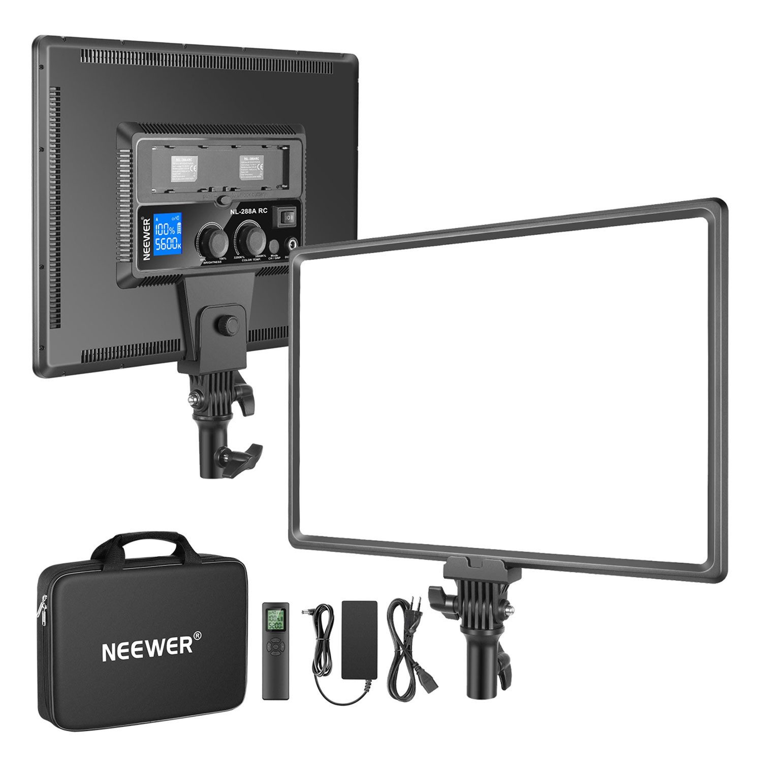 Neewer Videoleuchte Neewer Dauerlicht NL-288ARC LED-Flächenleuchte mit Fernbedienung, Videografie, Fotografie, Content-Creator, Filmemacher