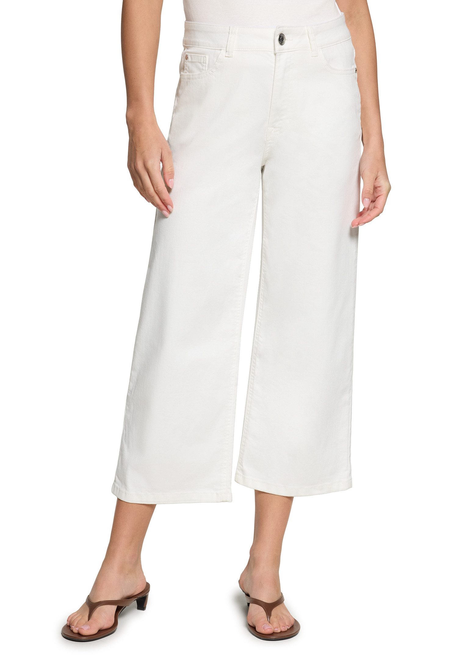 Zero Slim-fit-Jeans Damen mit weitem Bein.