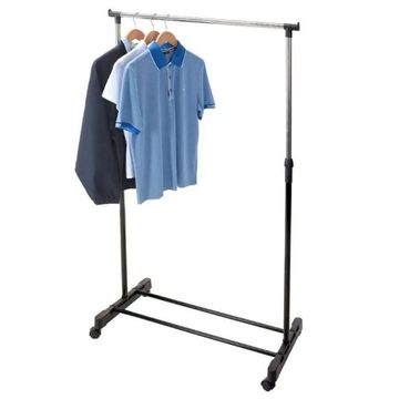Storage solutions Kleiderständer Kleiderständer Einzelstange mit Rollen Verstellbar, (1 St)