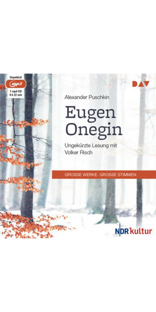 Der Audio Verlag Hörbuch Eugen Onegin, (1-St)