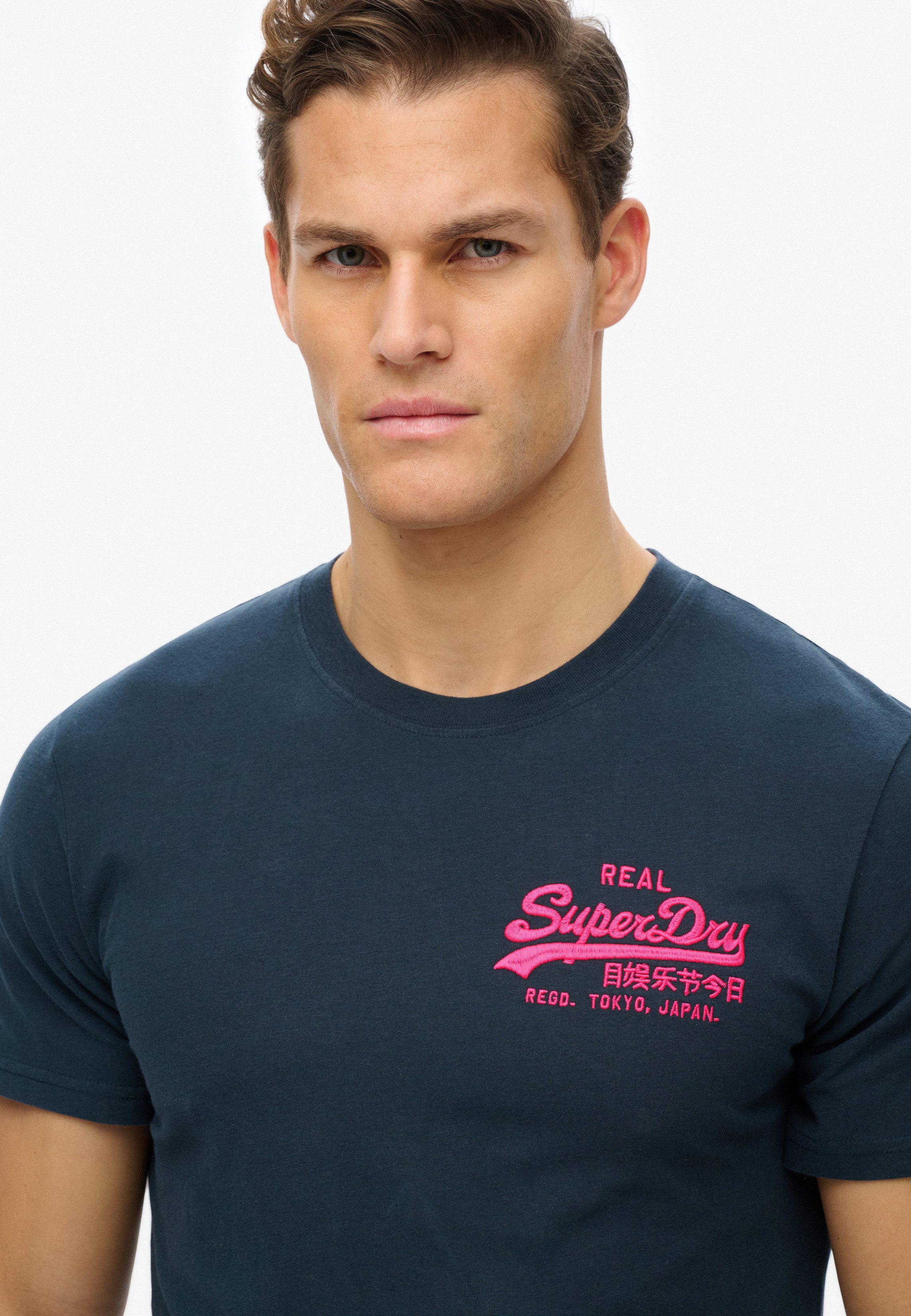 Superdry Rundhalsshirt VL EMBROIDERED RELAXED TEE günstig online kaufen