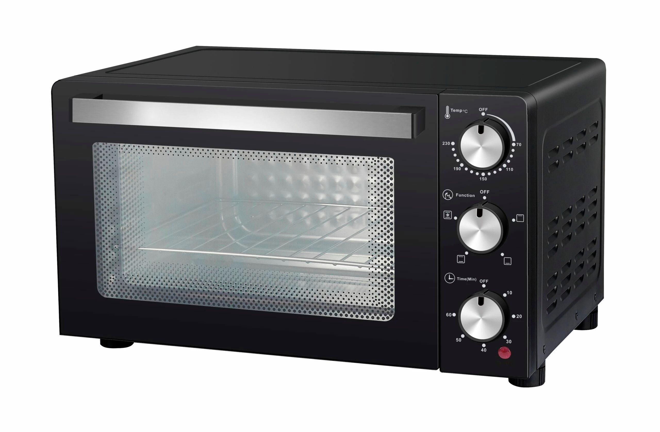 Melchioni Minibackofen Devil 32 Ventilierter Elektro-Ofen für gleichmäßige Zubereitung 1500 W