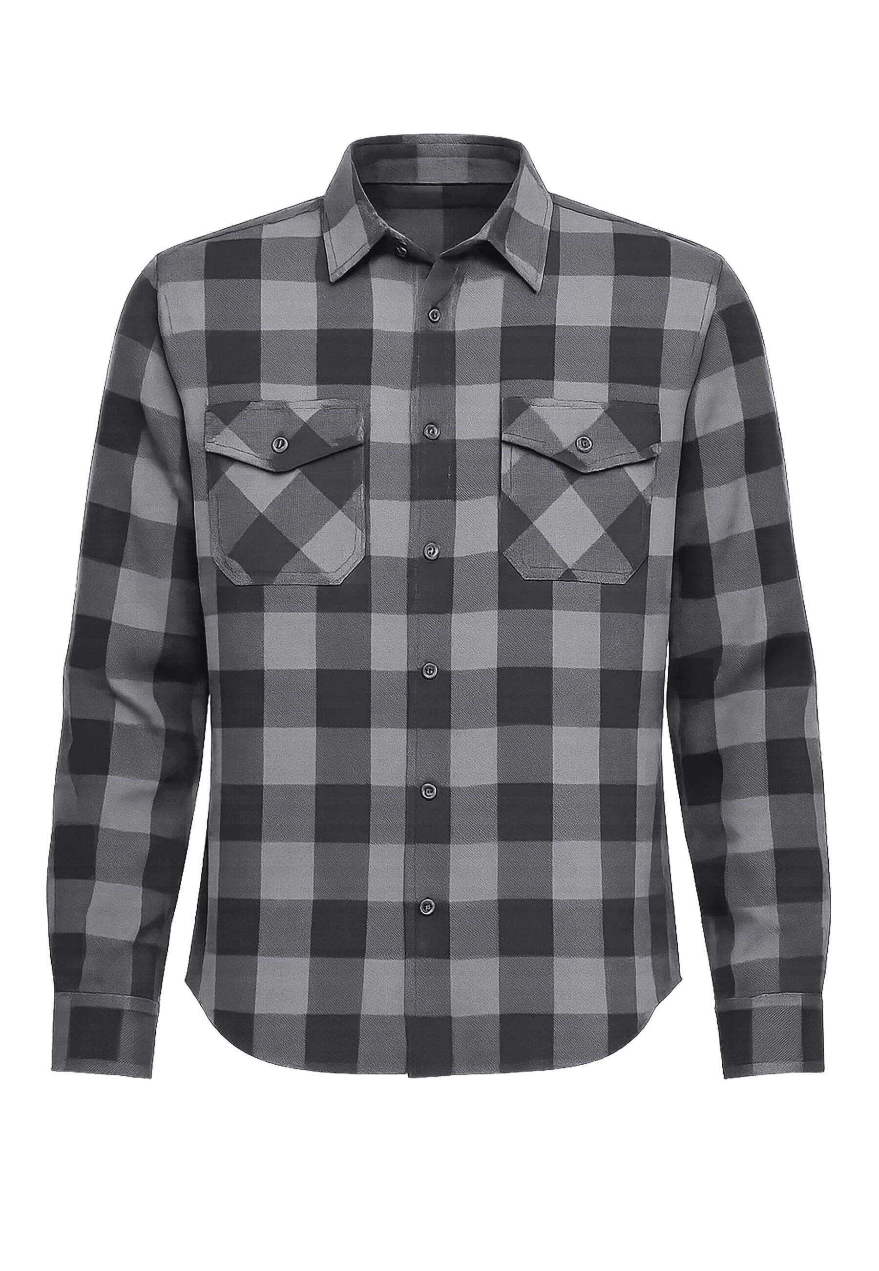 Brandit Langarmhemd Brandit Herren Checked Shirt (1-tlg)