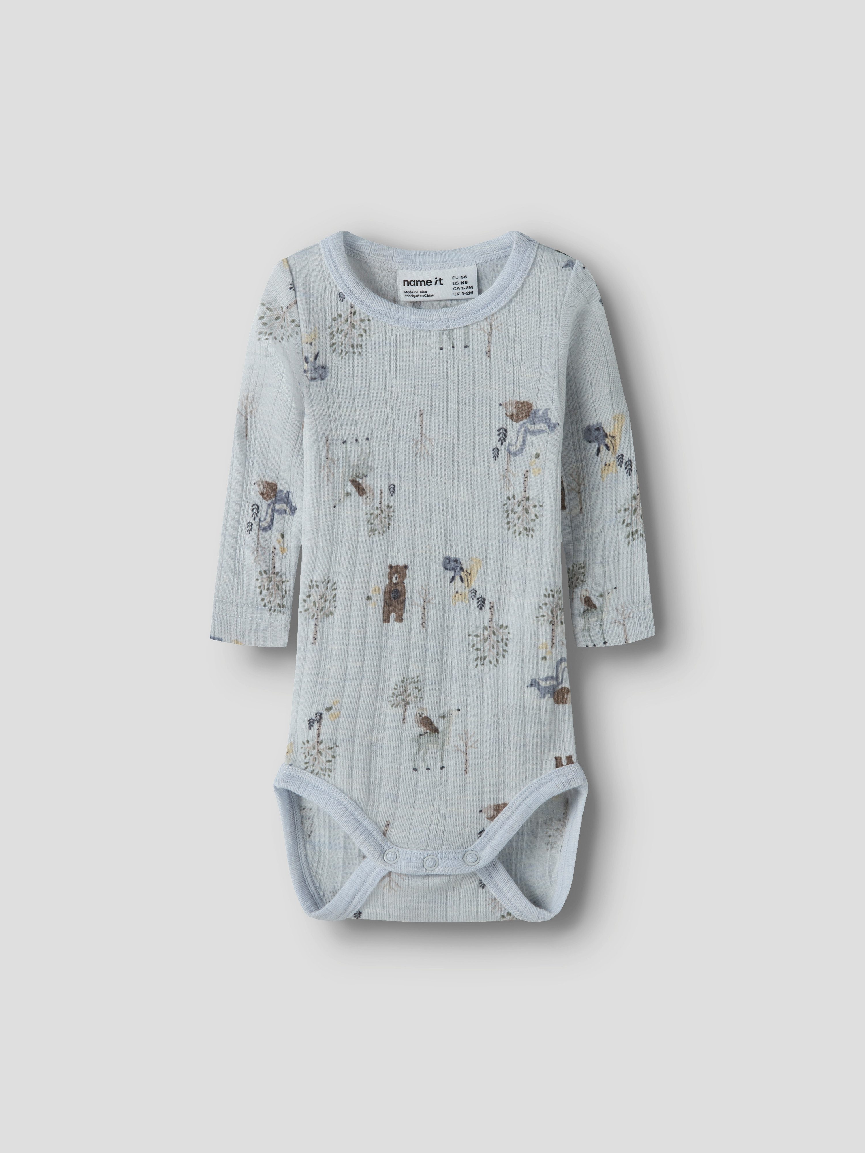 Name It Langarmbody NBMWANG WOOL NEEDLE LS BODY NOOS Wolle – Bild 5 von 5
