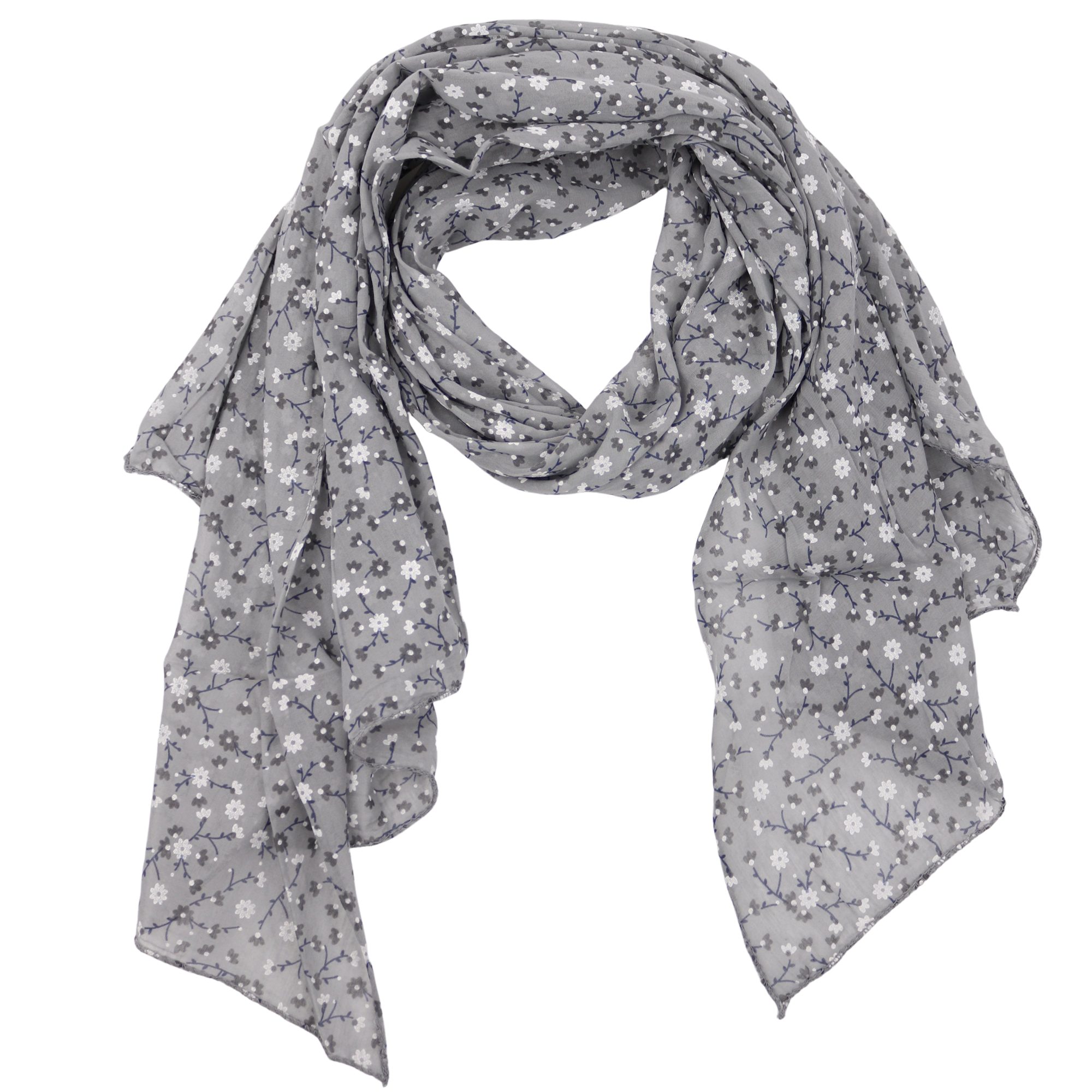 MIRROSI Modeschal Asymmetrischer Schal, Made in Italy 20% Seide 80% Baumwol günstig online kaufen