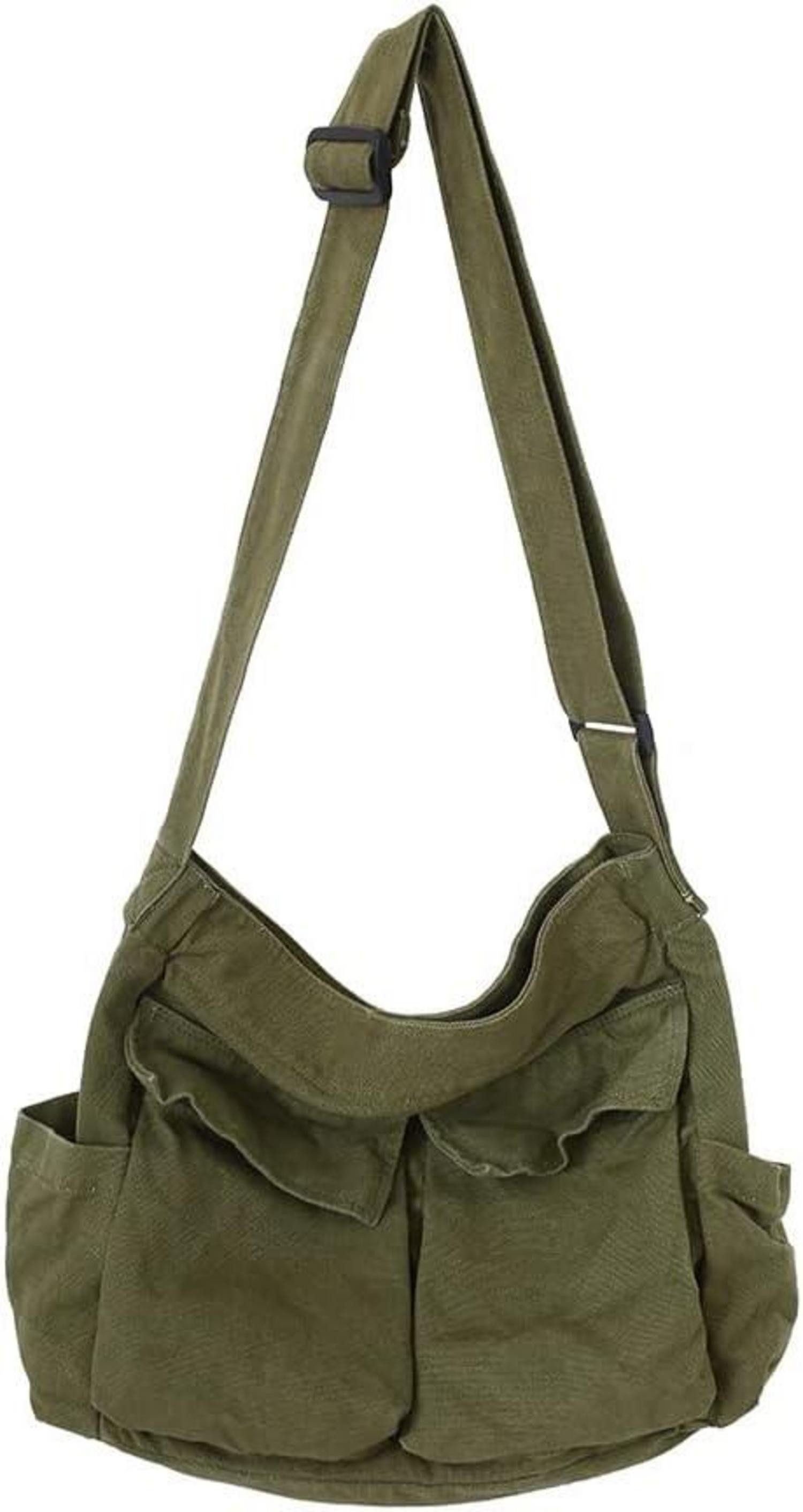 Messenger Bag TIAASTAP Vintage Canvas Messenger Bag Leinenstoff Hobo Crossbody Bag