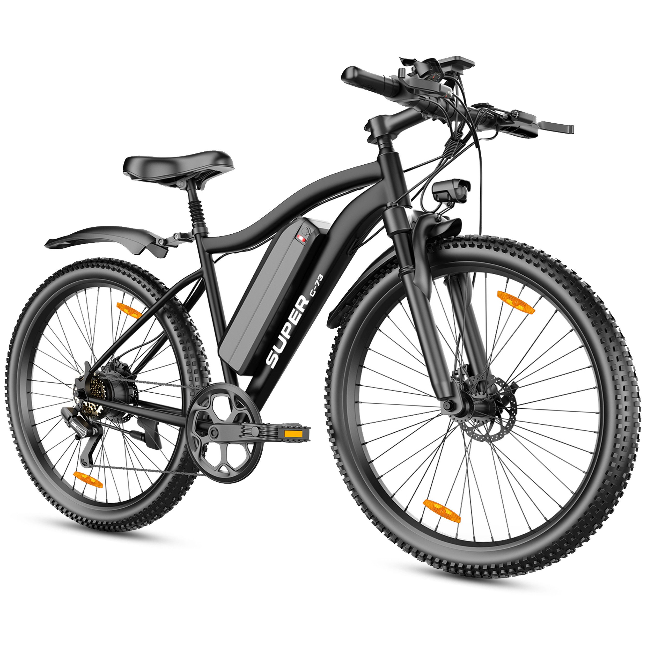 Vankel E-Bike Cityrad G73 E-Fahrrad 624WH Pedelec, 48V 13 AH 80 km Damen u. Herren, Kettenschaltung, Heckmotor, 624 Wh, Cityrad 7 Gang Shimano,Scheibenbremsen Scheibenbremse, Kettenschaltung
