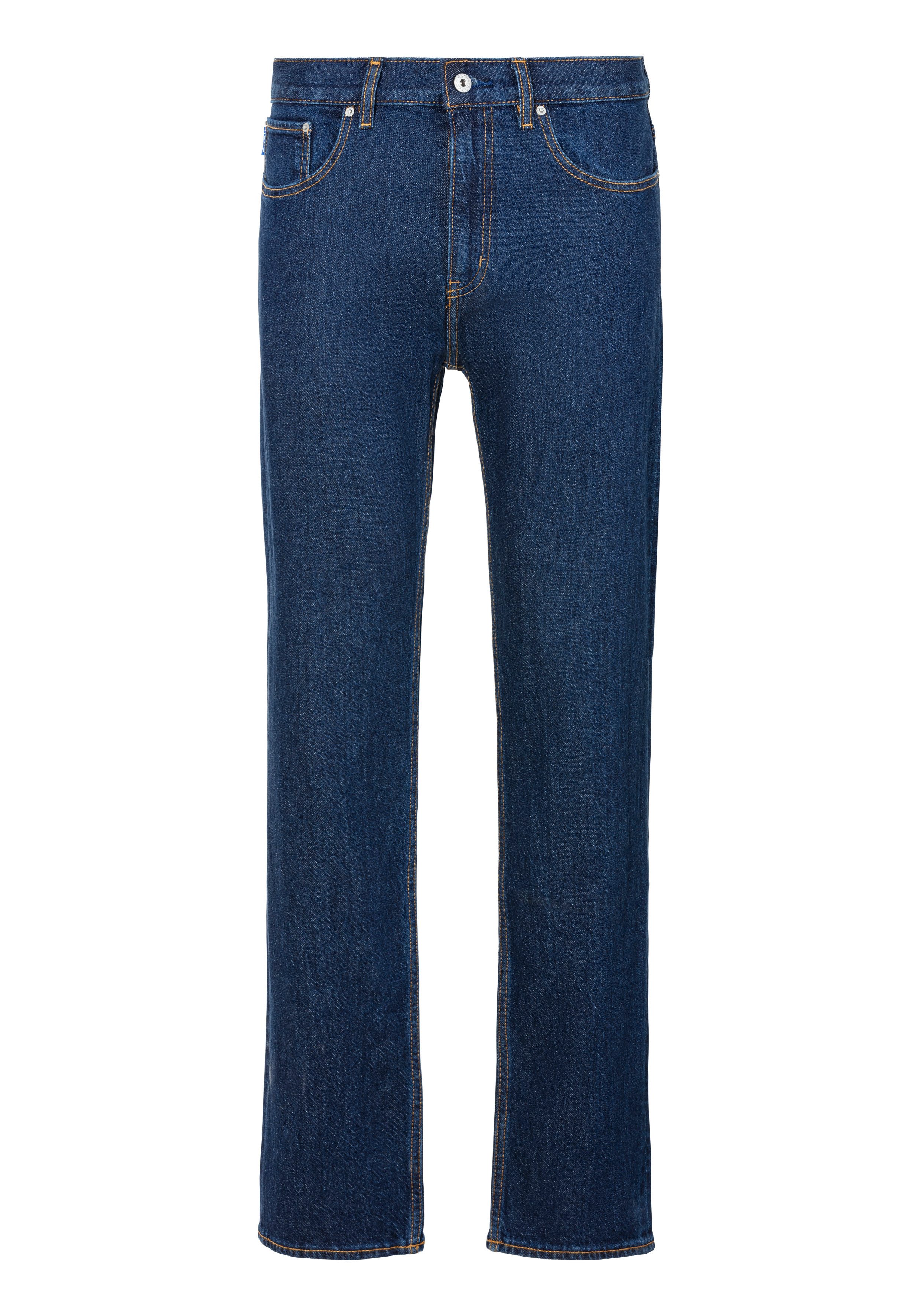 HUGO Blue Slim-fit-Jeans Ash mit Stone-washed-Finish günstig online kaufen