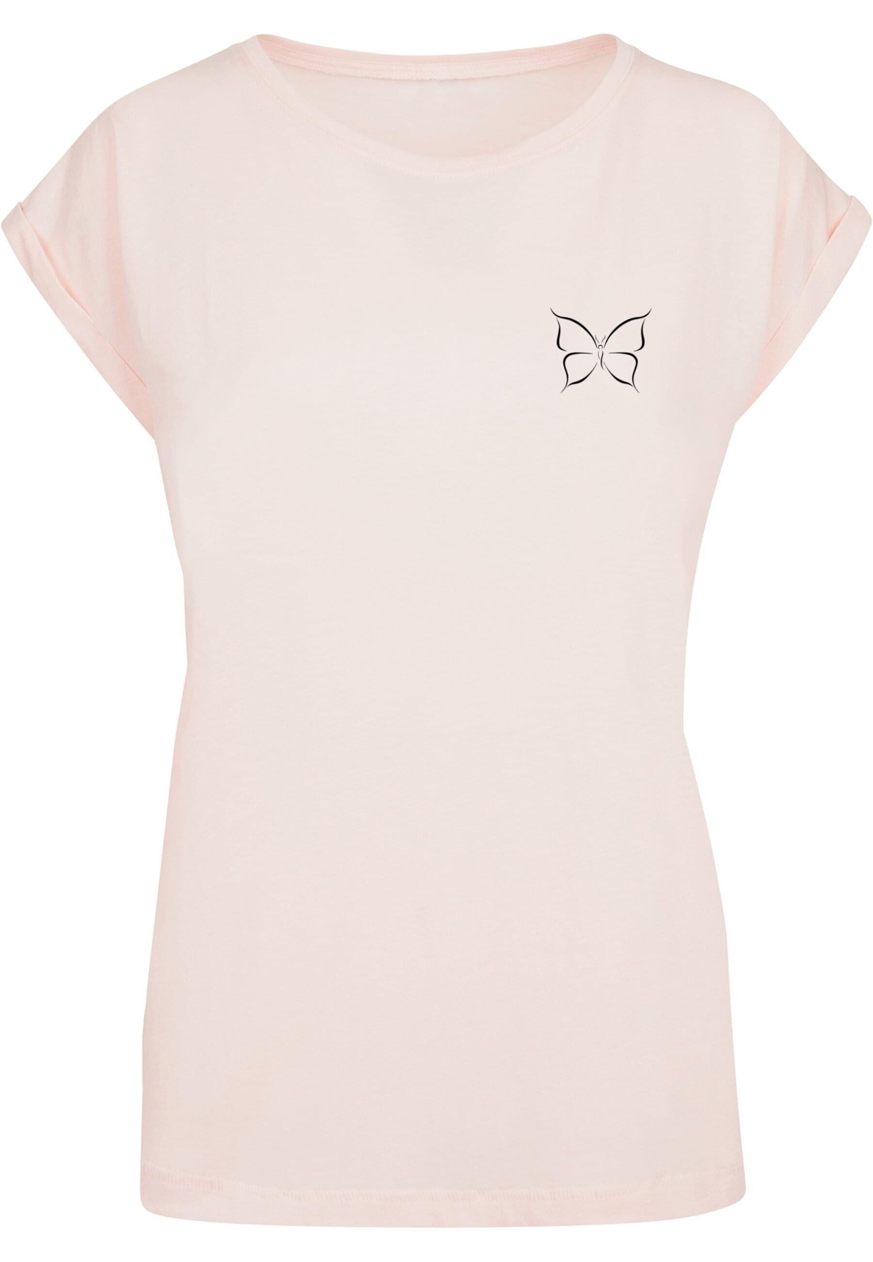 Merchcode T-Shirt Merchcode Damen Ladies Spring - Butterfly T-Shirt (1-tlg) günstig online kaufen
