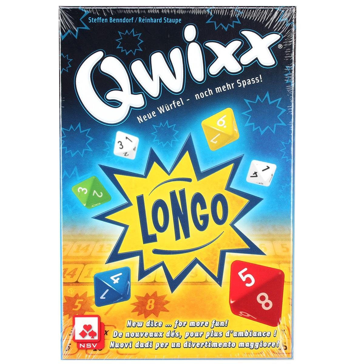 NSV Spiel Qwixx Longo DE/CS/EL/EN/ES/FR/IT/PL/PT