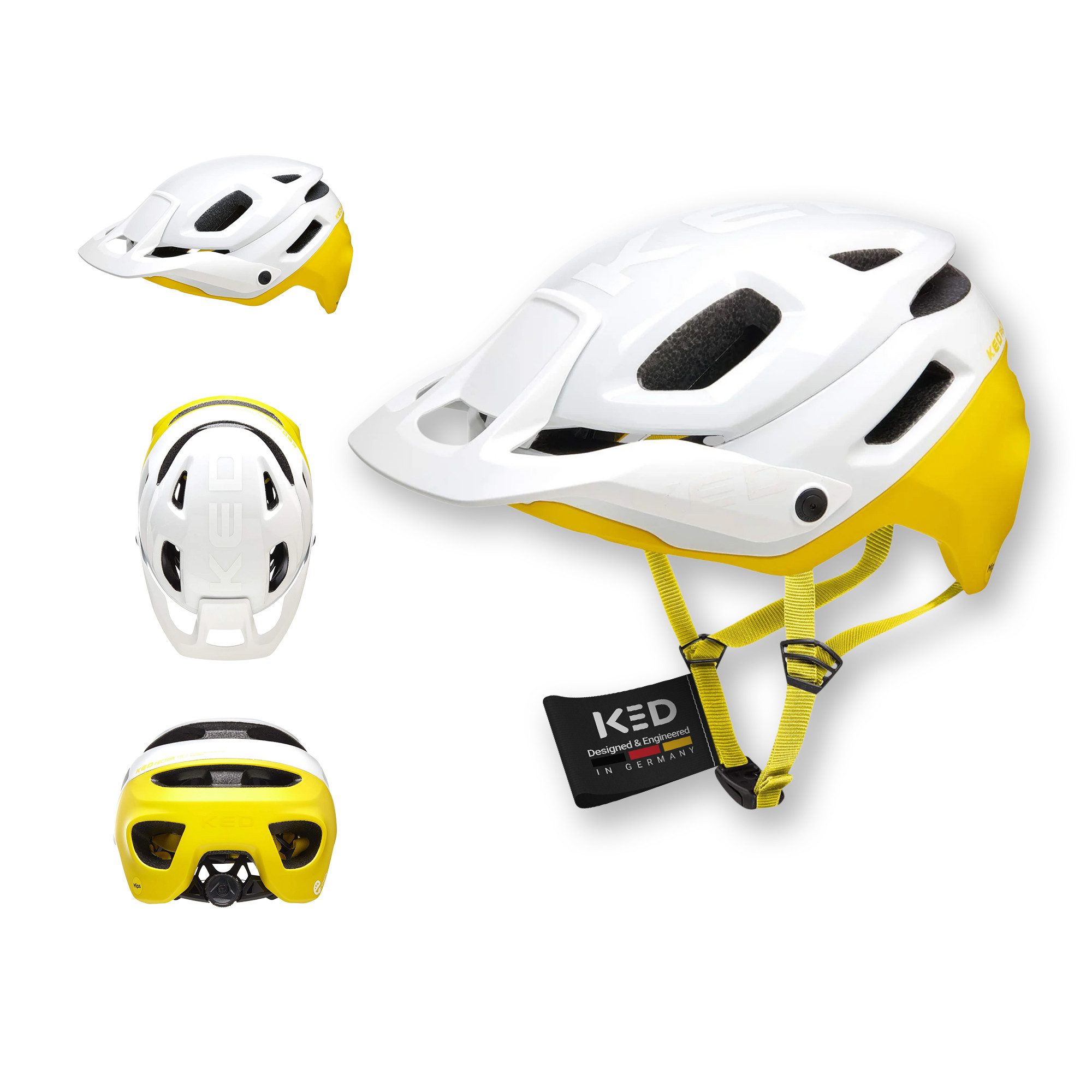 KED Fahrradhelm Pector ME-1, Mountainbike Helm – Mips Schutz, BOA® Fit System, Fidlock Verschluss