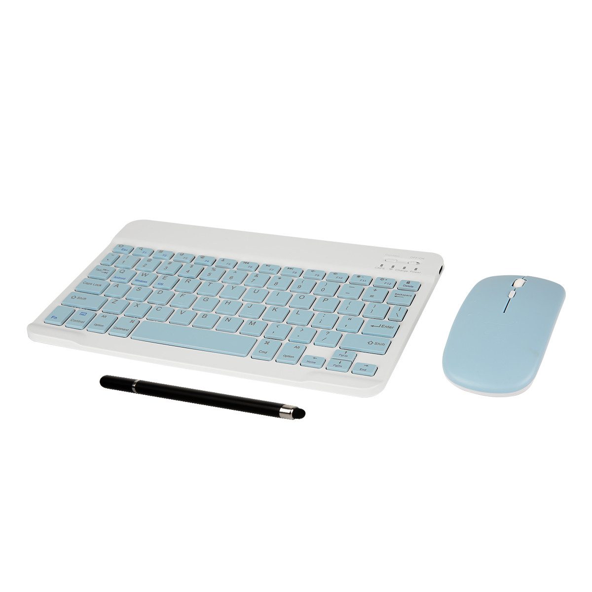 BUFO Tastatur, Maus, Eingabestift 3-in-1-Set drahtlose Bluetooth-Verbindung Tablet-Tastatur