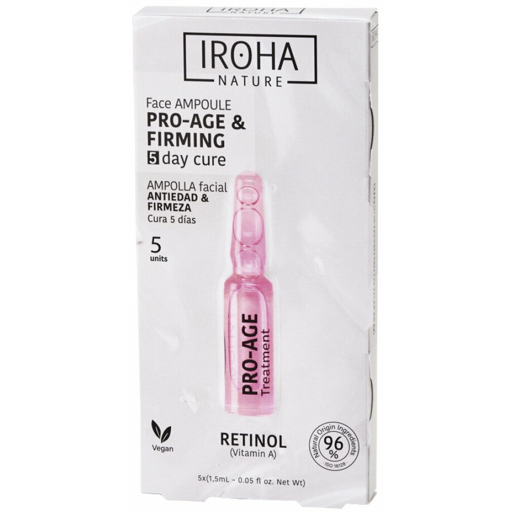 Iroha Gesichtsmaske YOUTH SHOT retinol pro-age treatment 5 x