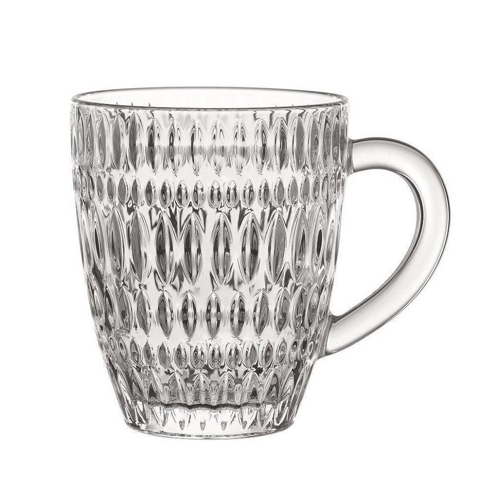 Nachtmann Thermoglas Nachtmann Ethno Barista Kaffeebecher 2er Set, Glas