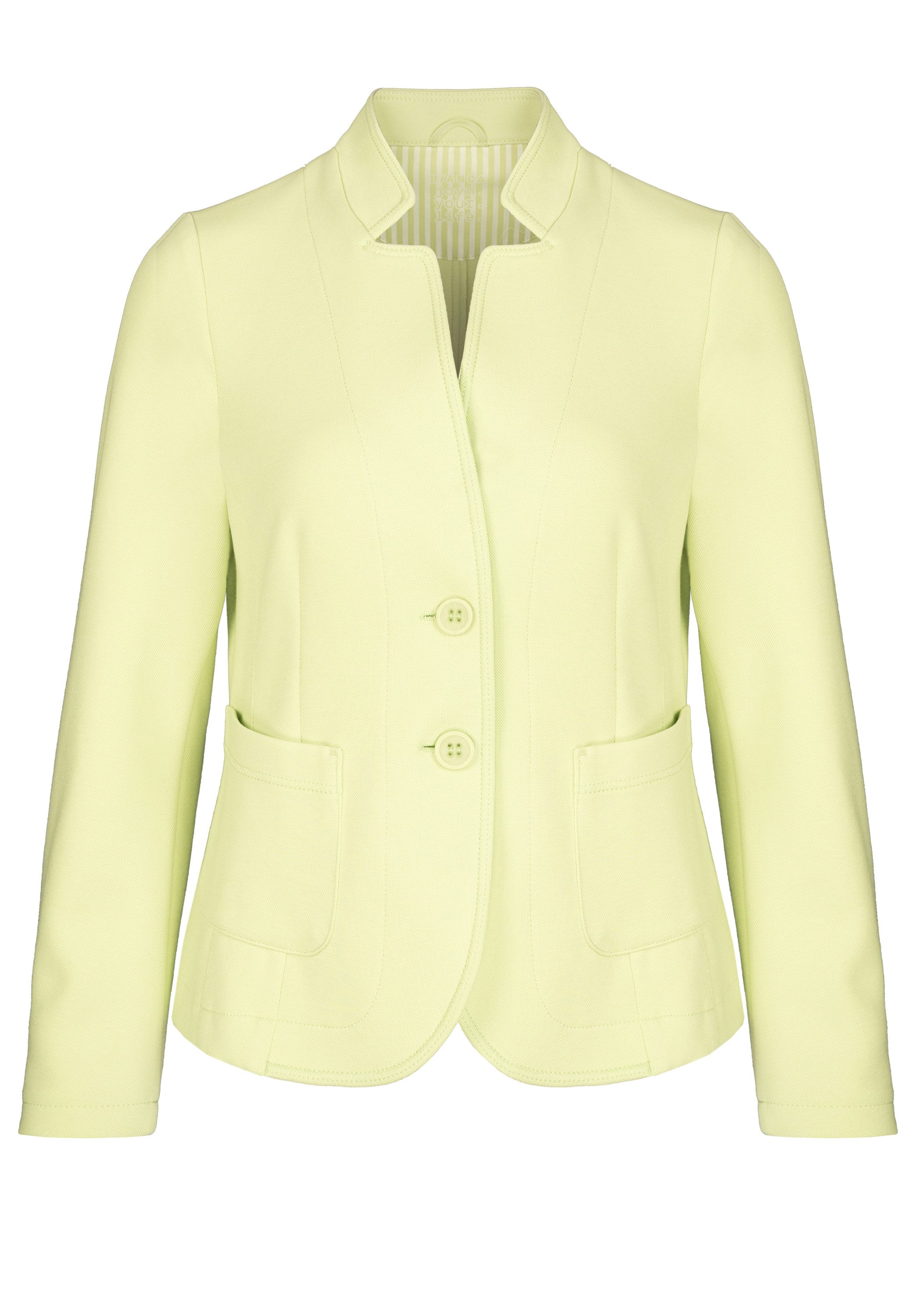 bianca Jackenblazer JOLIEN in modernem unifarbenen Jersey in Trendfarbe