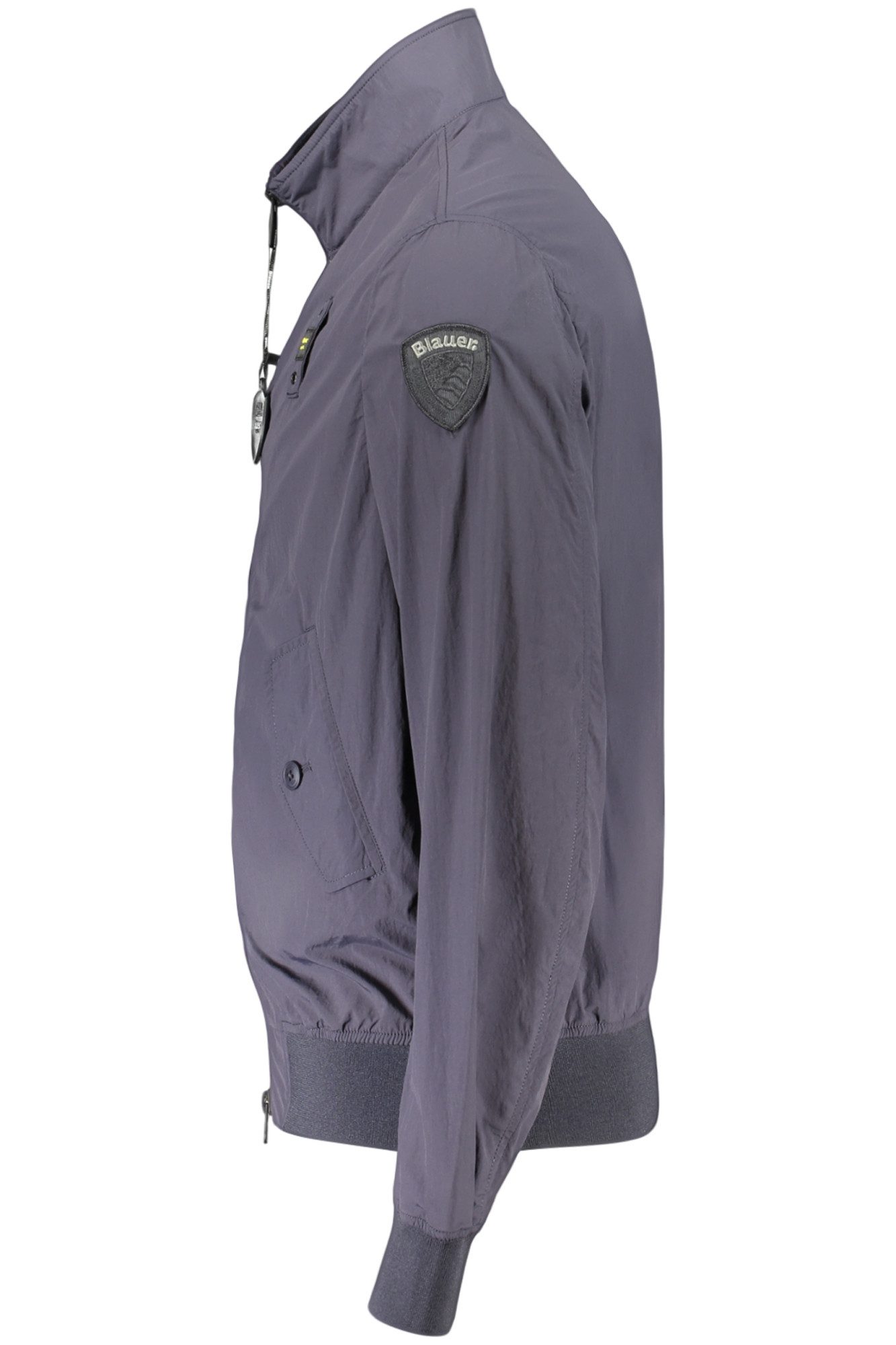 Blauer Outdoorjacke Herrenjacke in Blau: Langarm, Regular Fit, Funktionstaschen