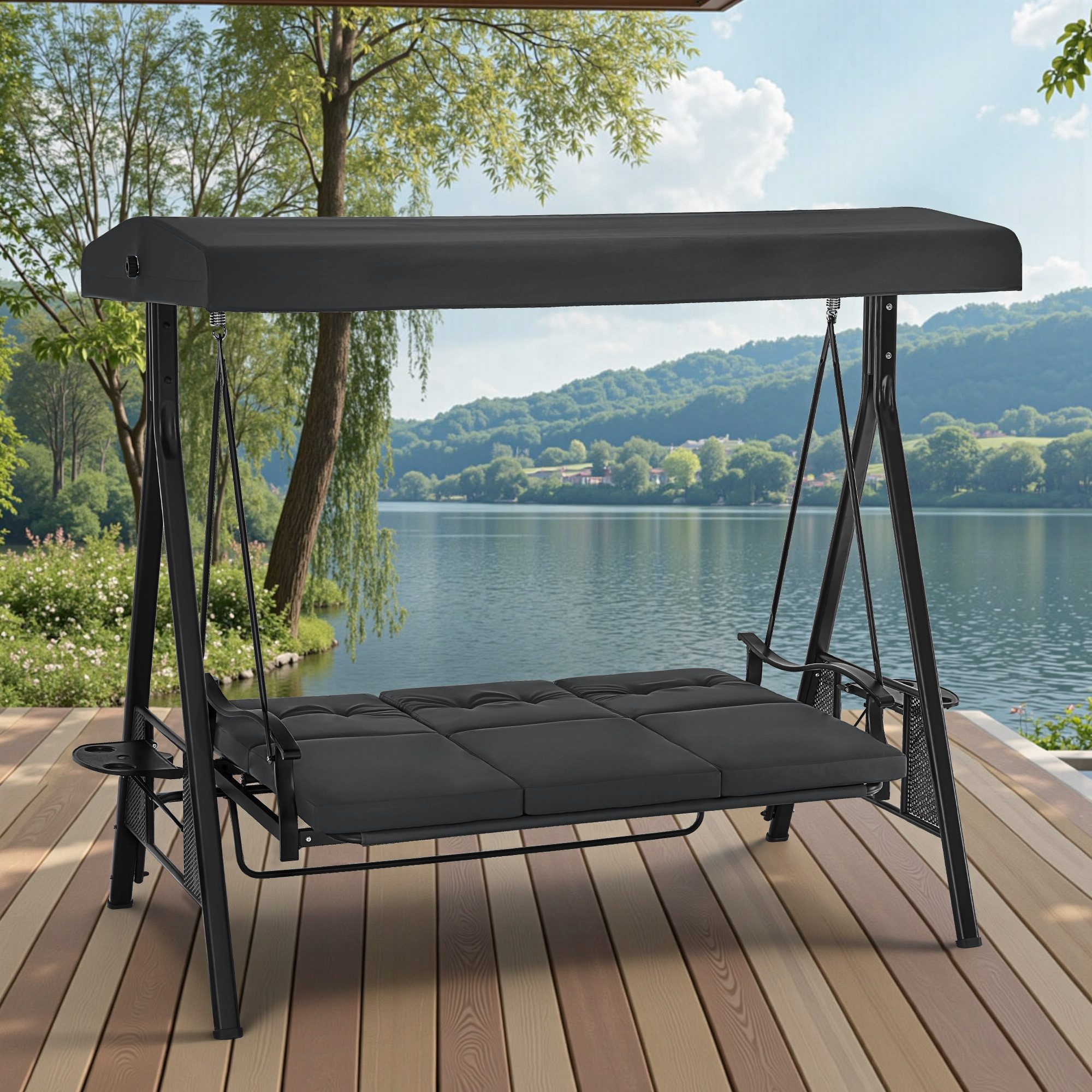 MCombo Hollywoodschaukel M MCombo 3-Sitzer Hollywoodschaukel günstig online kaufen