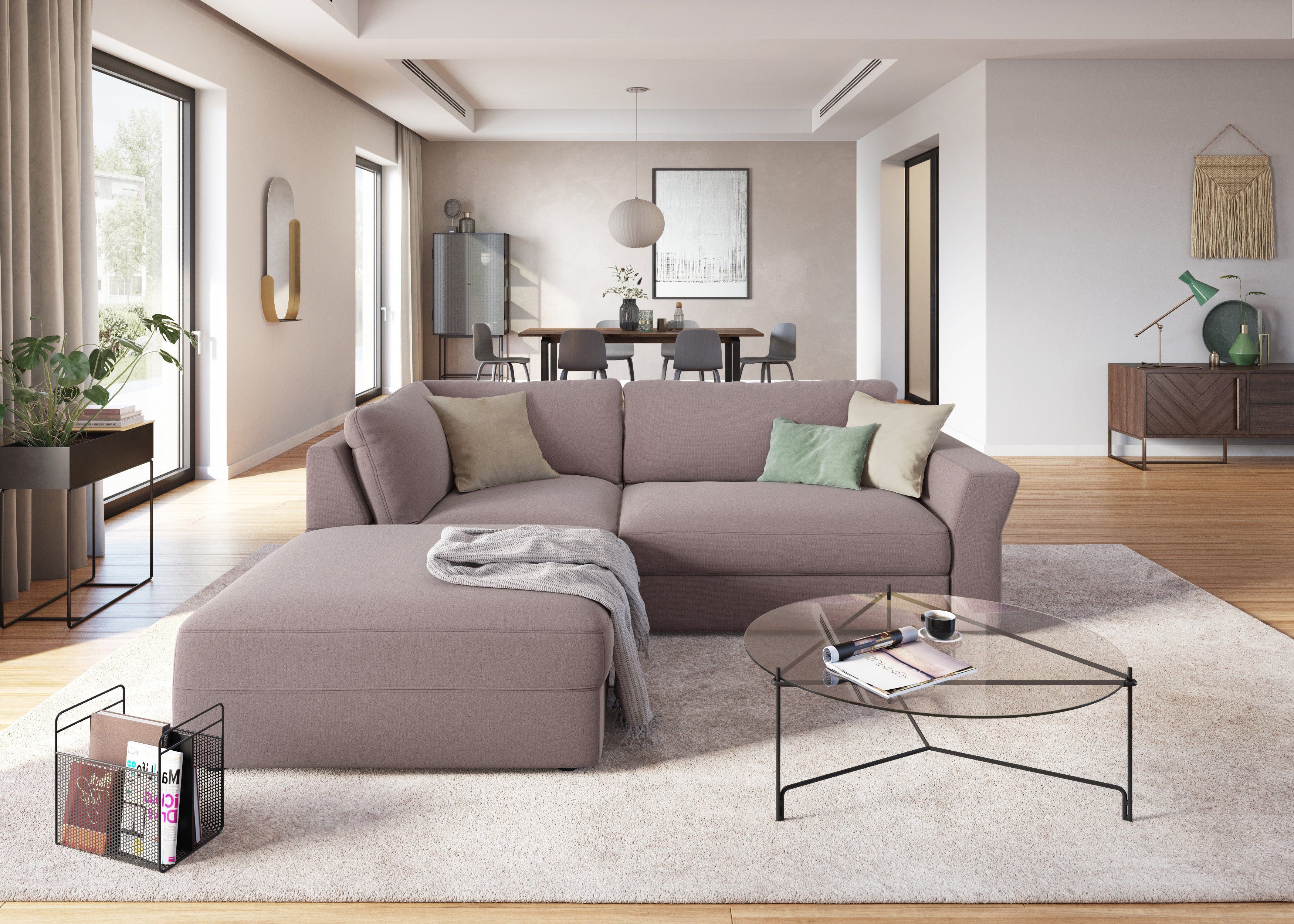 sit&more Ecksofa Cadabra L-Form, Breite 243 günstig online kaufen