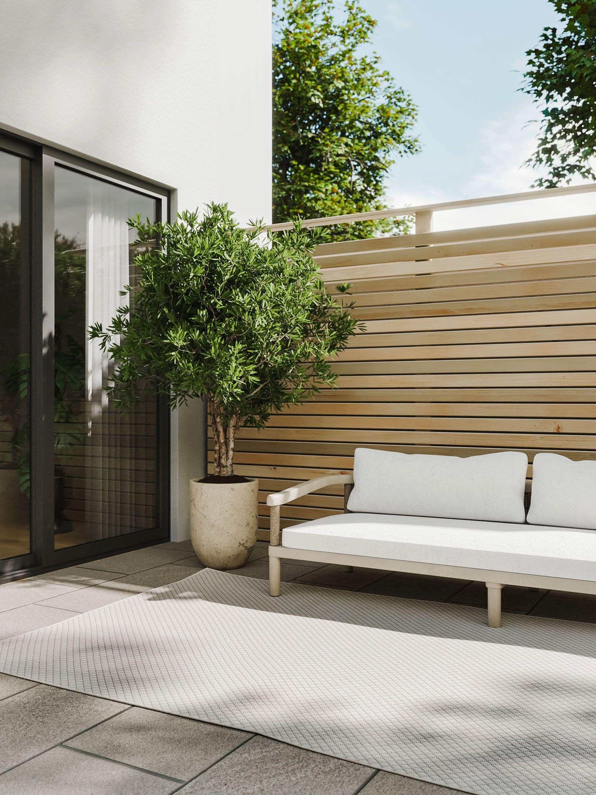 benuta Outdoorteppich Lou, rechteckig, Höhe: 5 mm, Outdoor Teppich Garten, günstig online kaufen