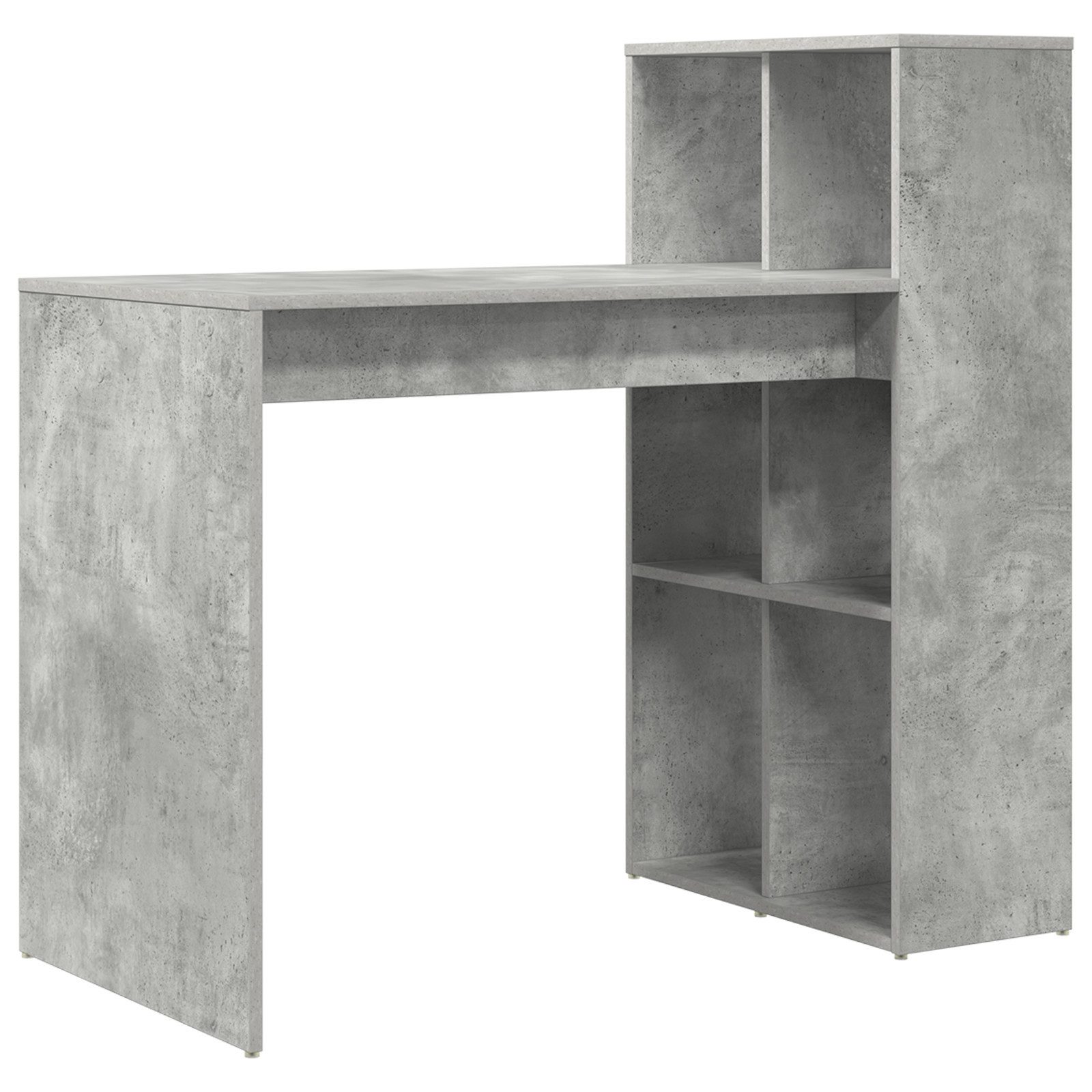 vidaXL Schreibtisch Schreibtisch Beton Grau Holzwerkstoff günstig online kaufen