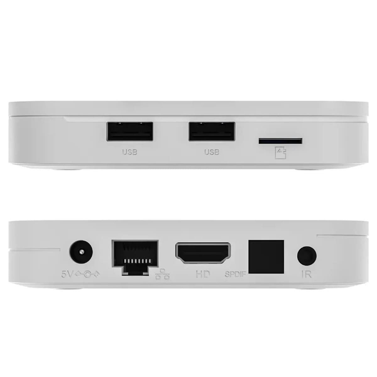 Xsarius PURE 3+ 4K UHD Android 11 Dual-WiFi Weiß IP Netzwerk-Receiver