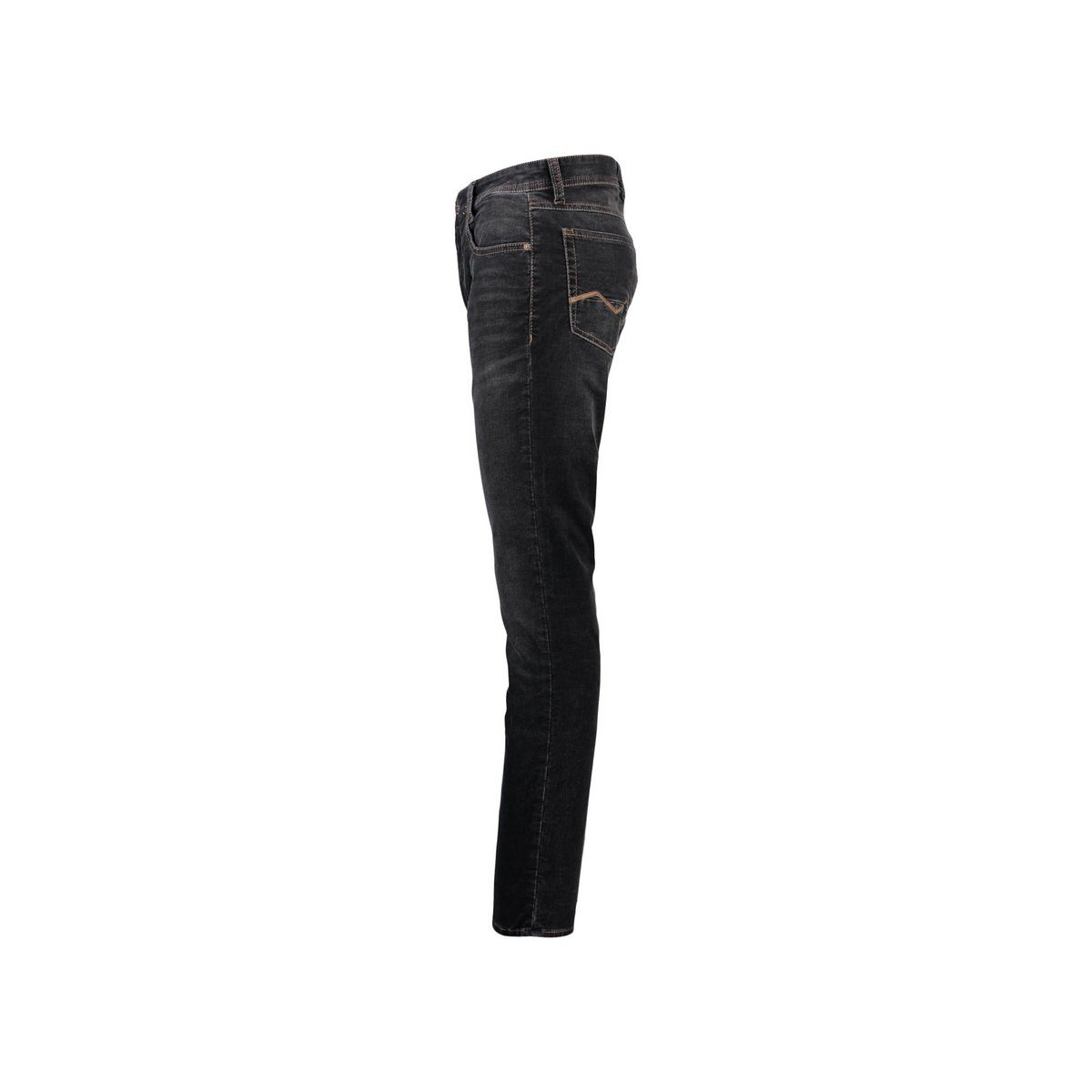 grau (1-tlg) 5-Pocket-Jeans MAC