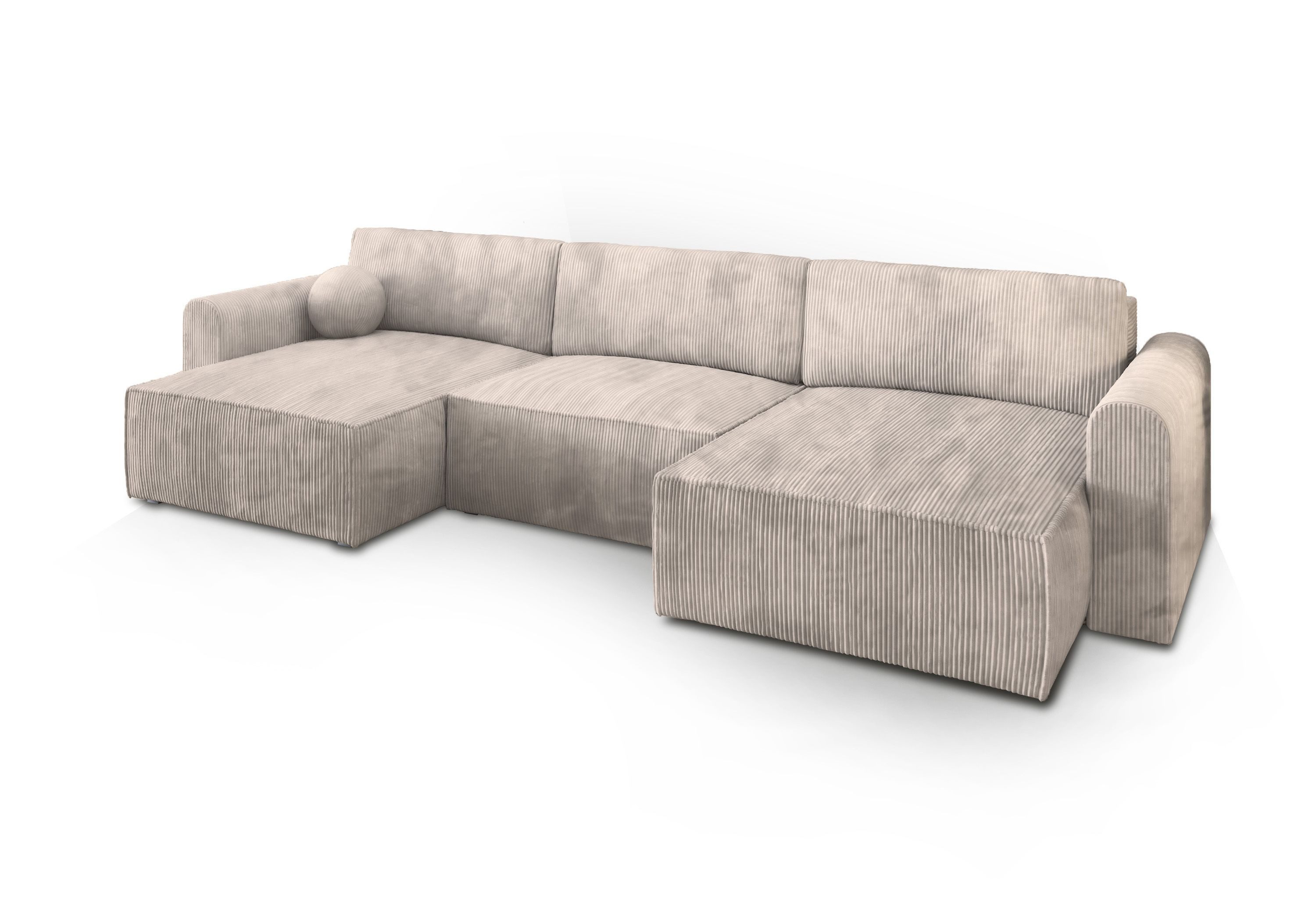 Masseno Ecksofa FENTO mit Schlaffunktion U-Form, günstig online kaufen
