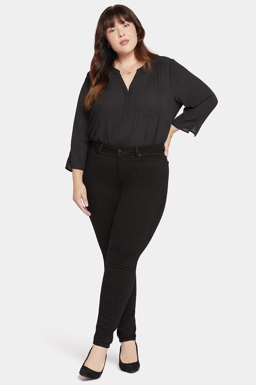 NYDJ Skinny-fit-Jeans Ami Skinny Jeans Schwarzen Premium Denim (Plus)